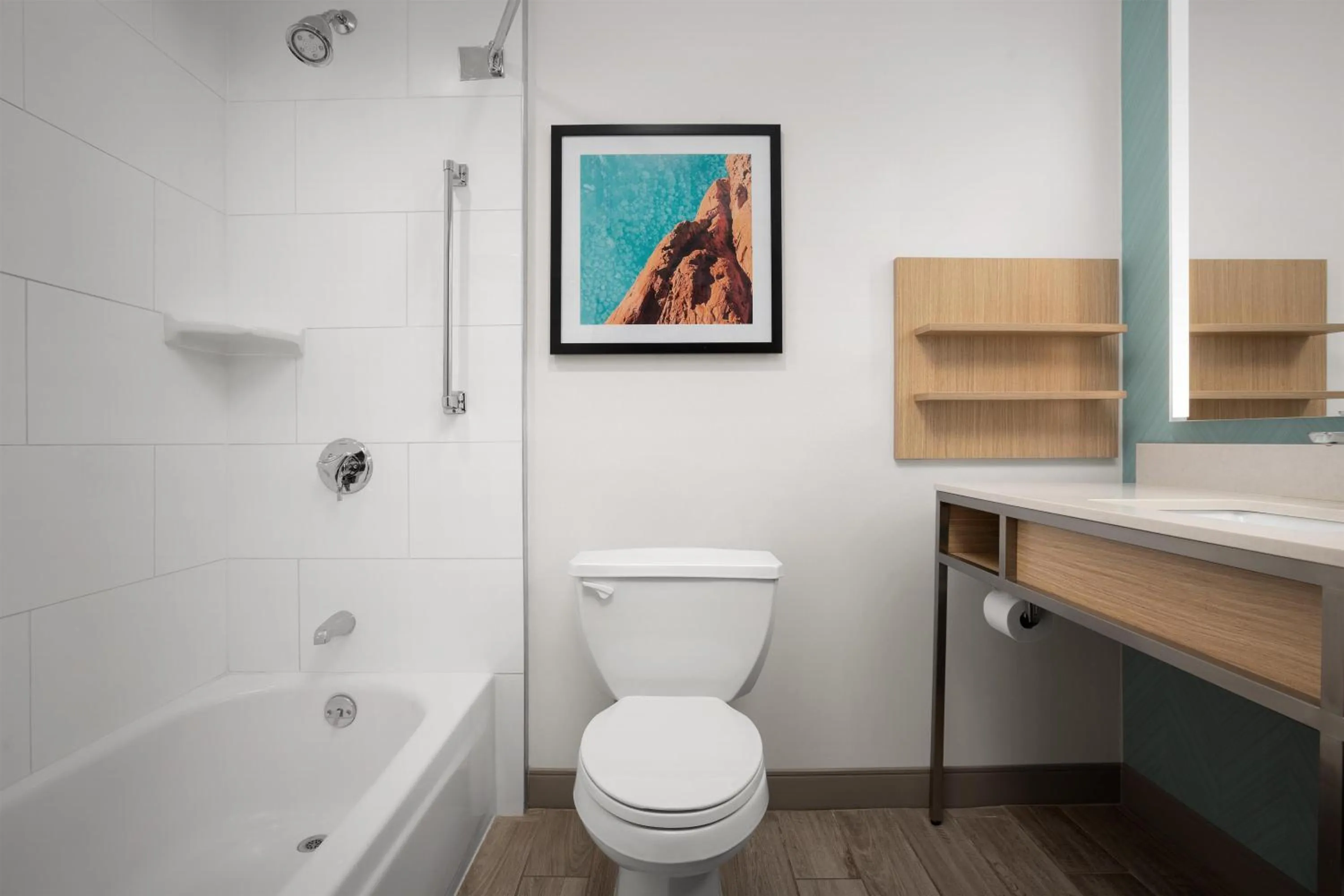 Bathroom in Hilton Garden Inn Colorado Springs North Air Force Academy