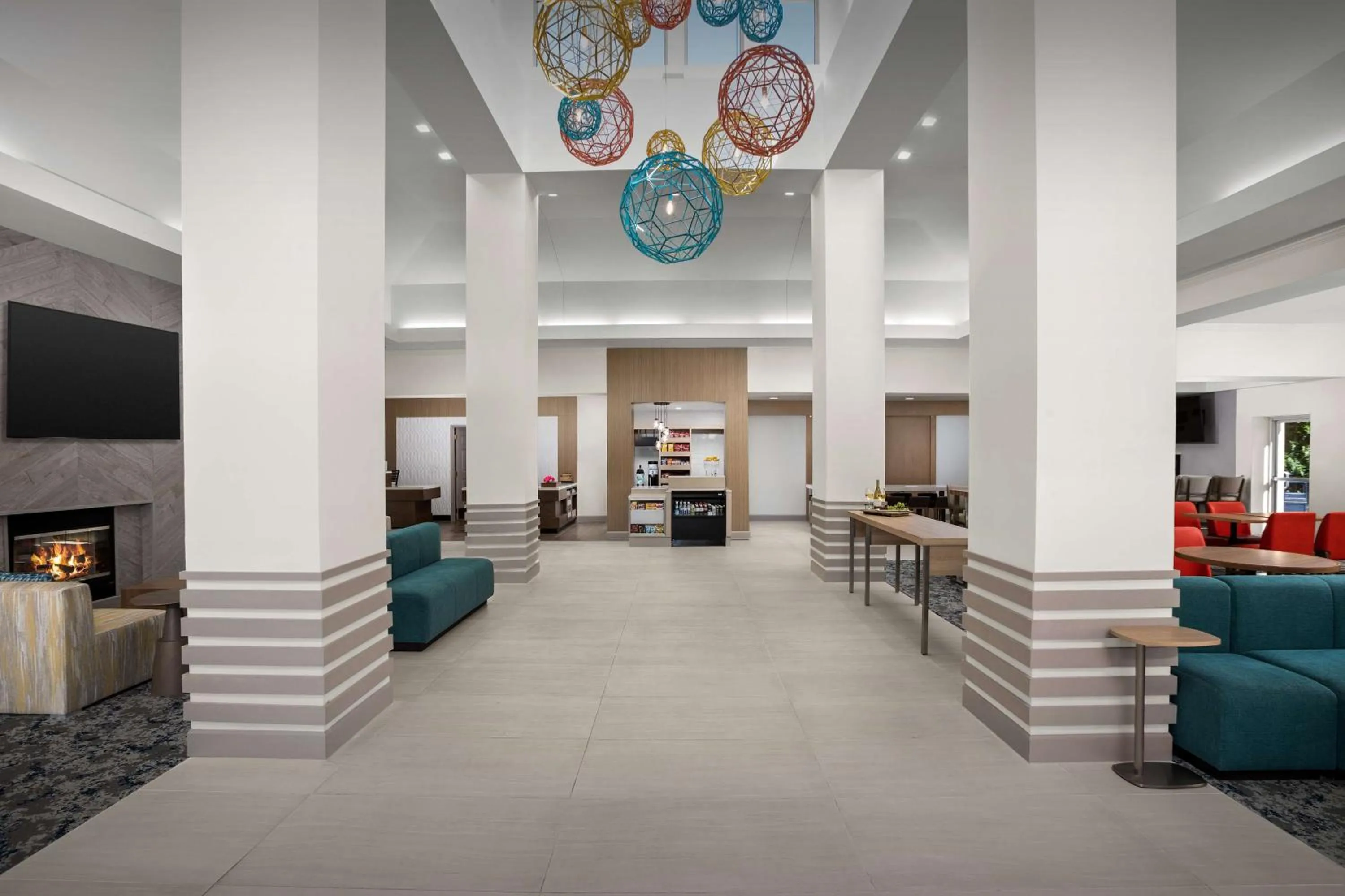 Lobby or reception in Hilton Garden Inn Colorado Springs North