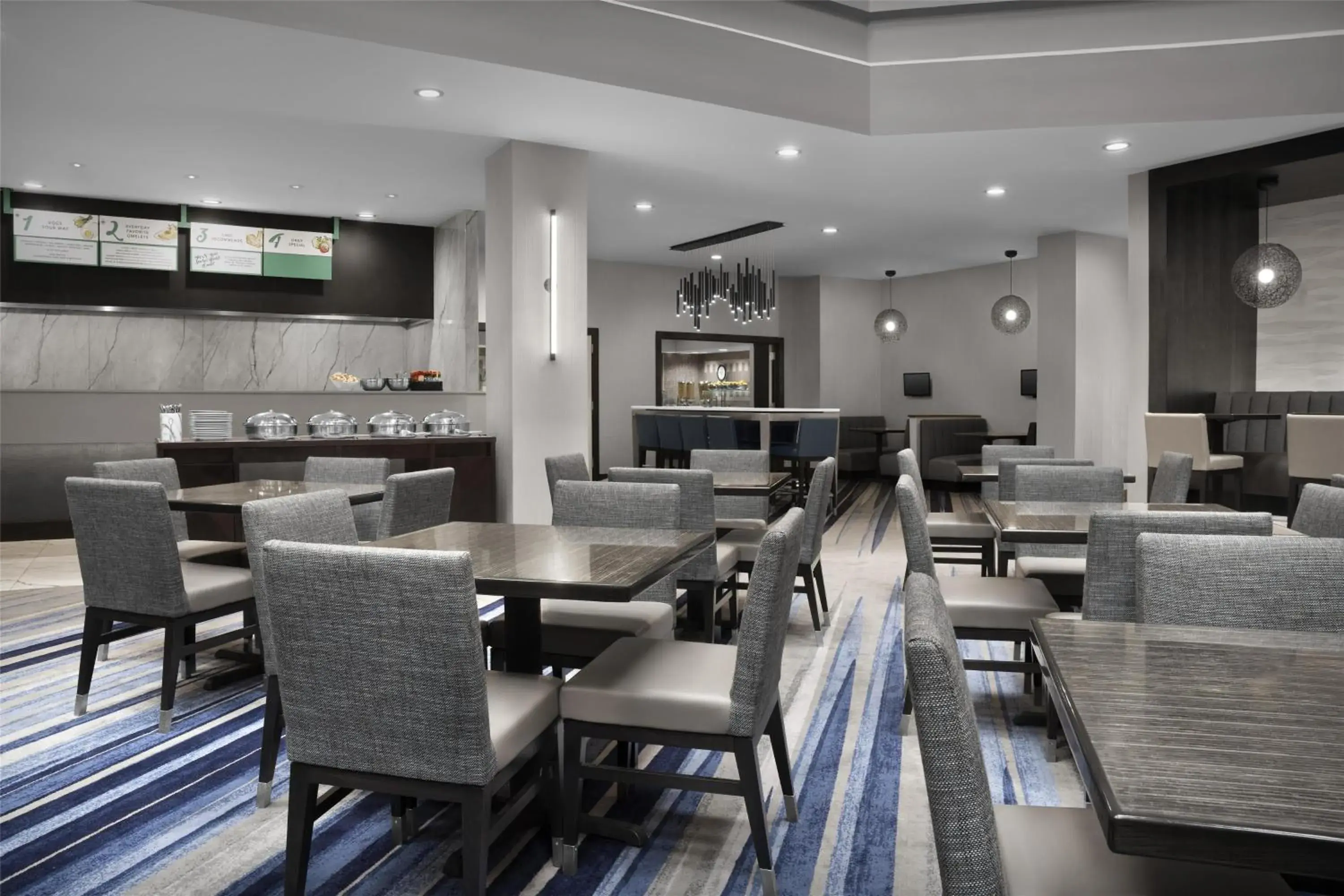 Breakfast in Embassy Suites by Hilton Dallas Near the Galleria Breakfast in Embassy Suites by Hilton Dallas Near the Galleria