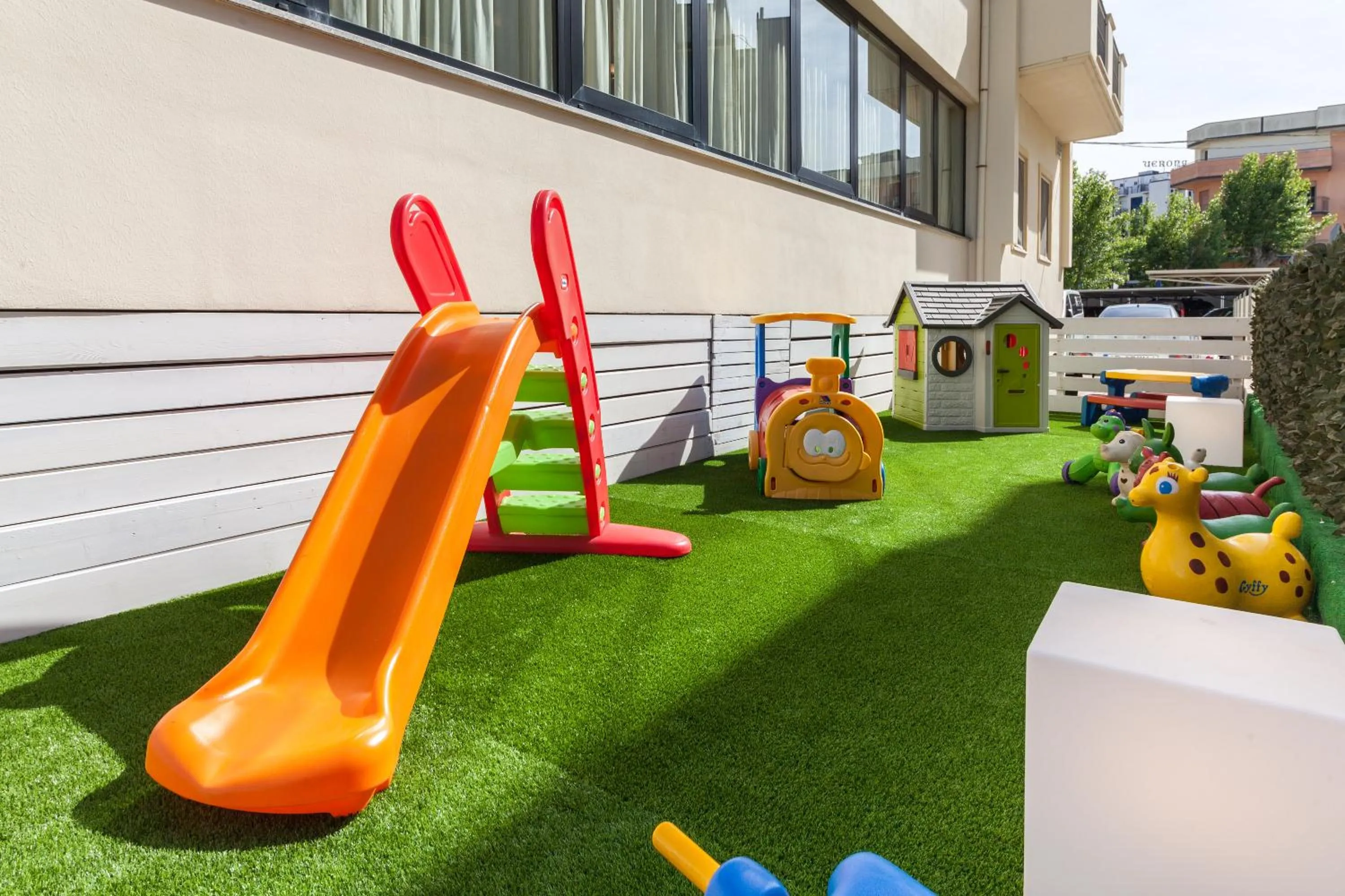 Children play ground in Hotel Garden