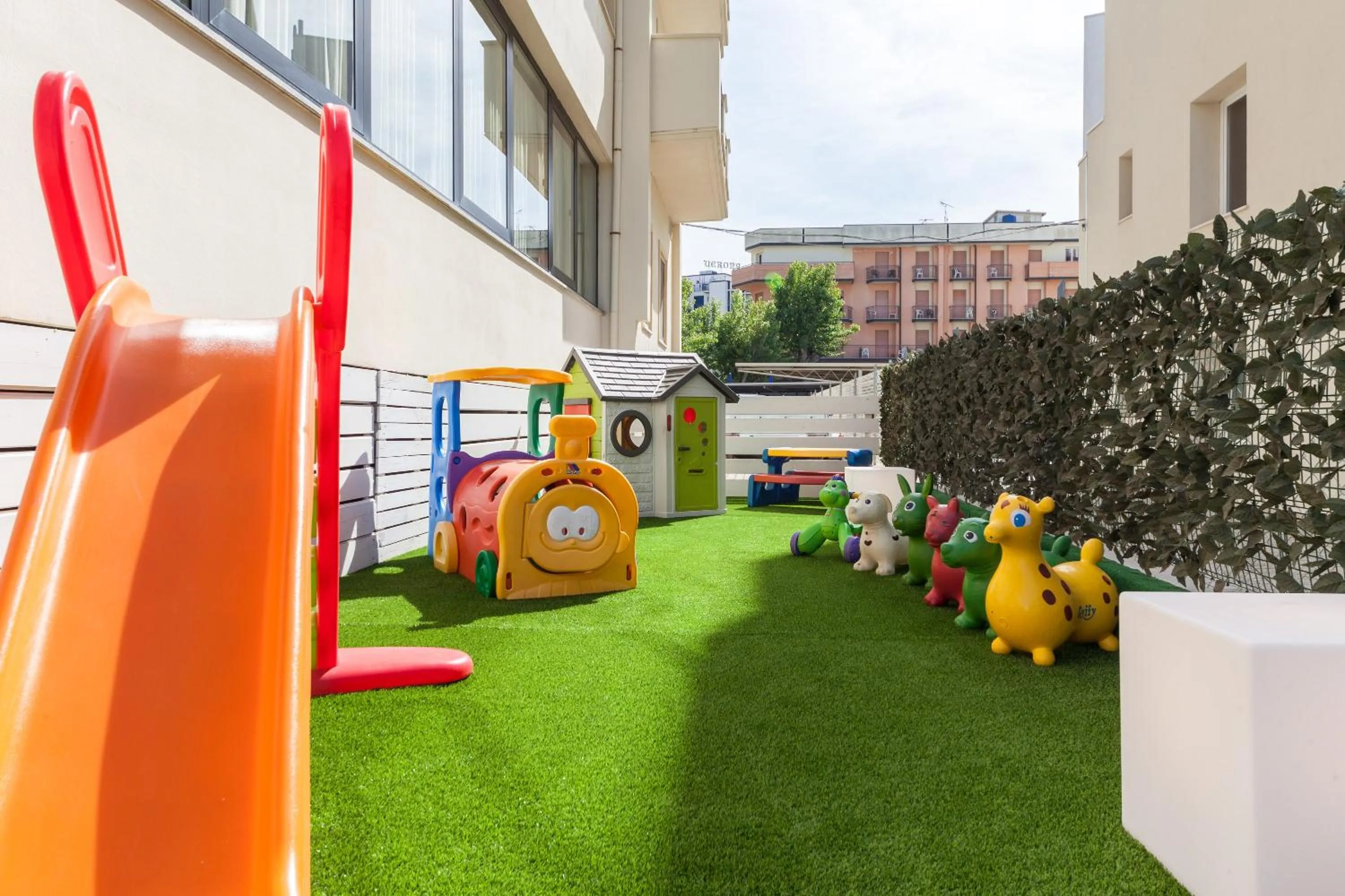 Children play ground in Hotel Garden