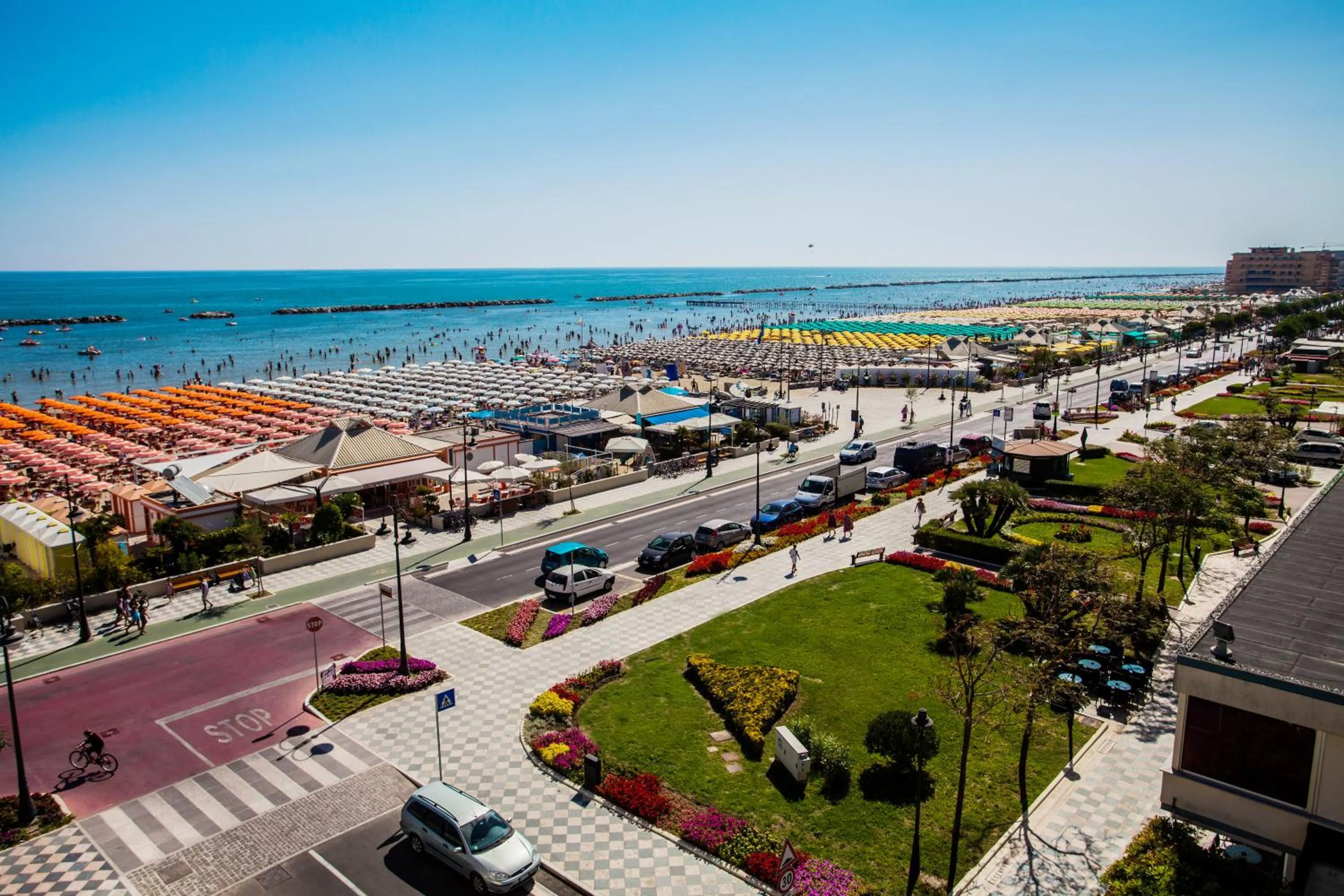Bird's eye view in Hotel Garden