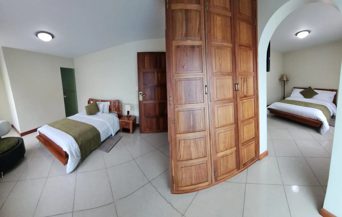 Bed in Apartahotel Vincent Suites
