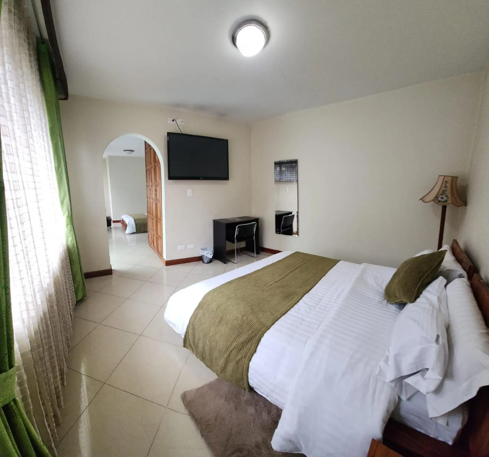 Bed in Apartahotel Vincent Suites