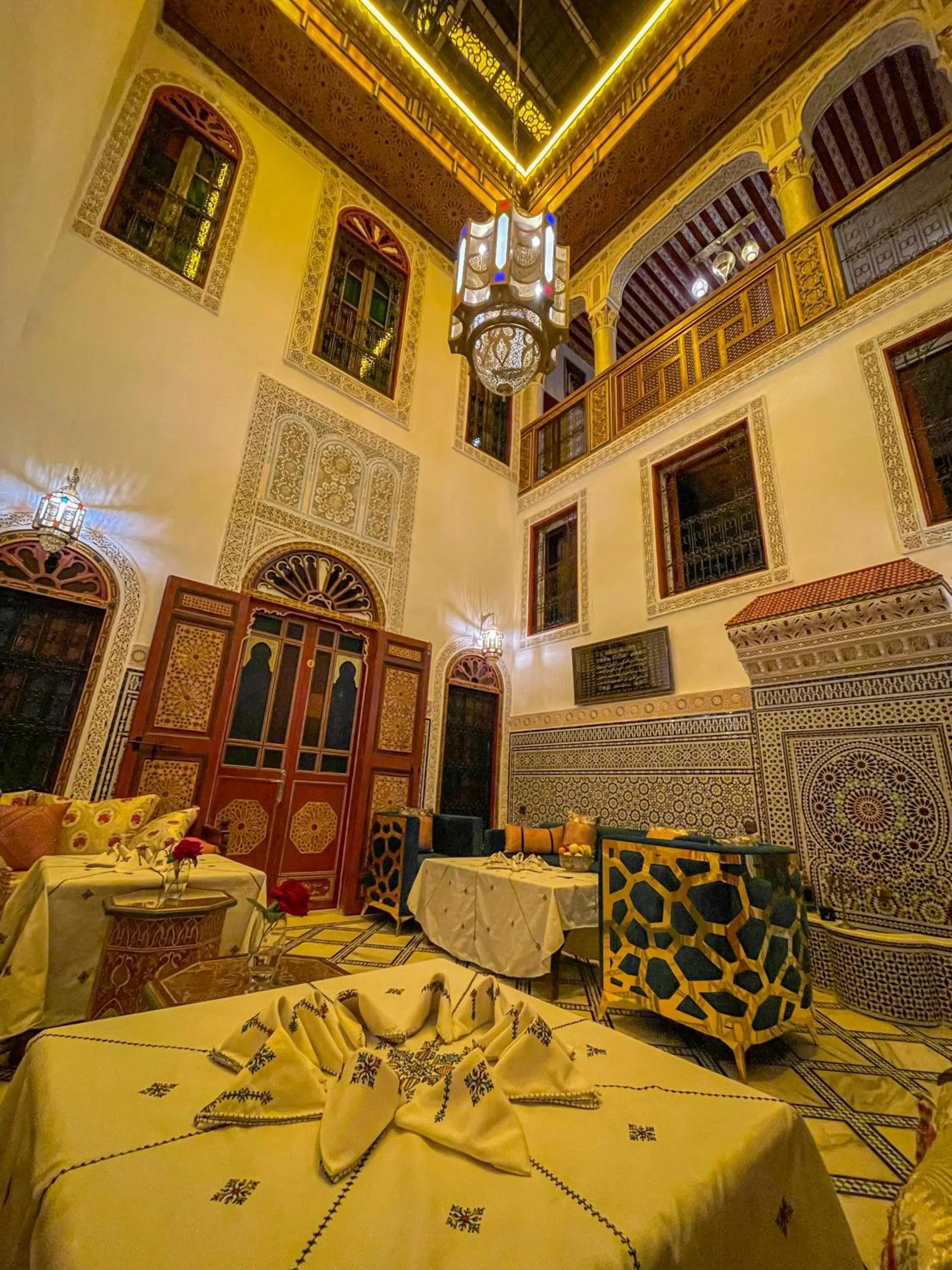 Living room in Riad Dar El Ouedghiri
