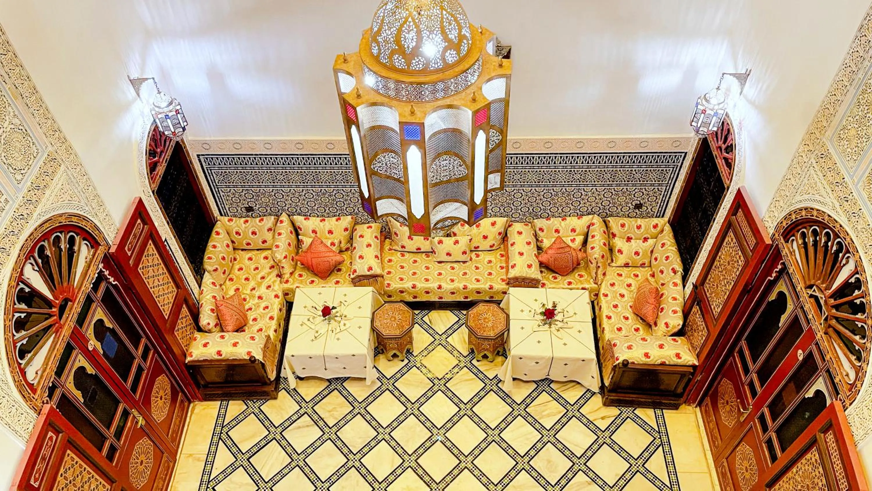 Living room in Riad Dar El Ouedghiri