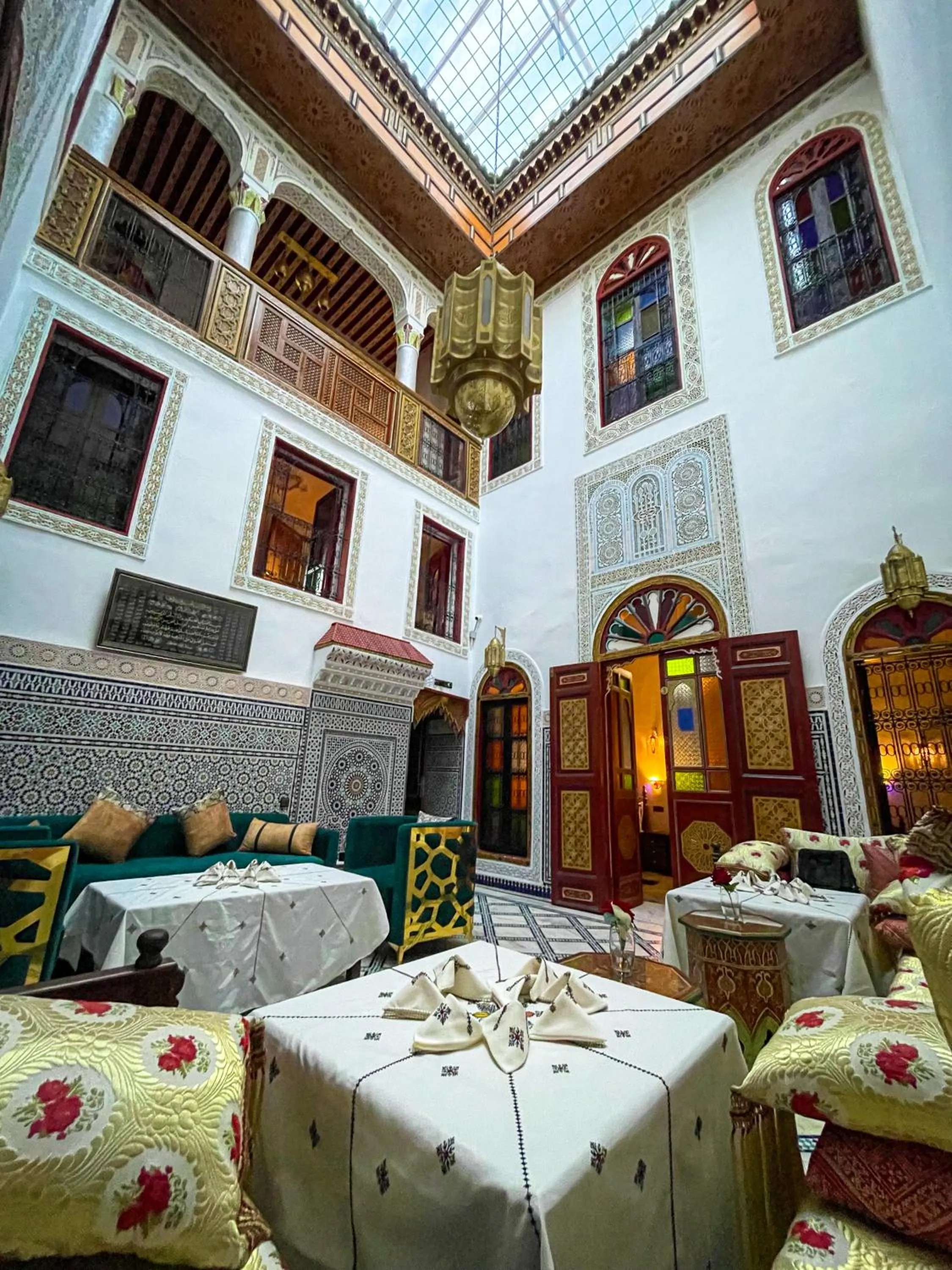 Living room in Riad Dar El Ouedghiri