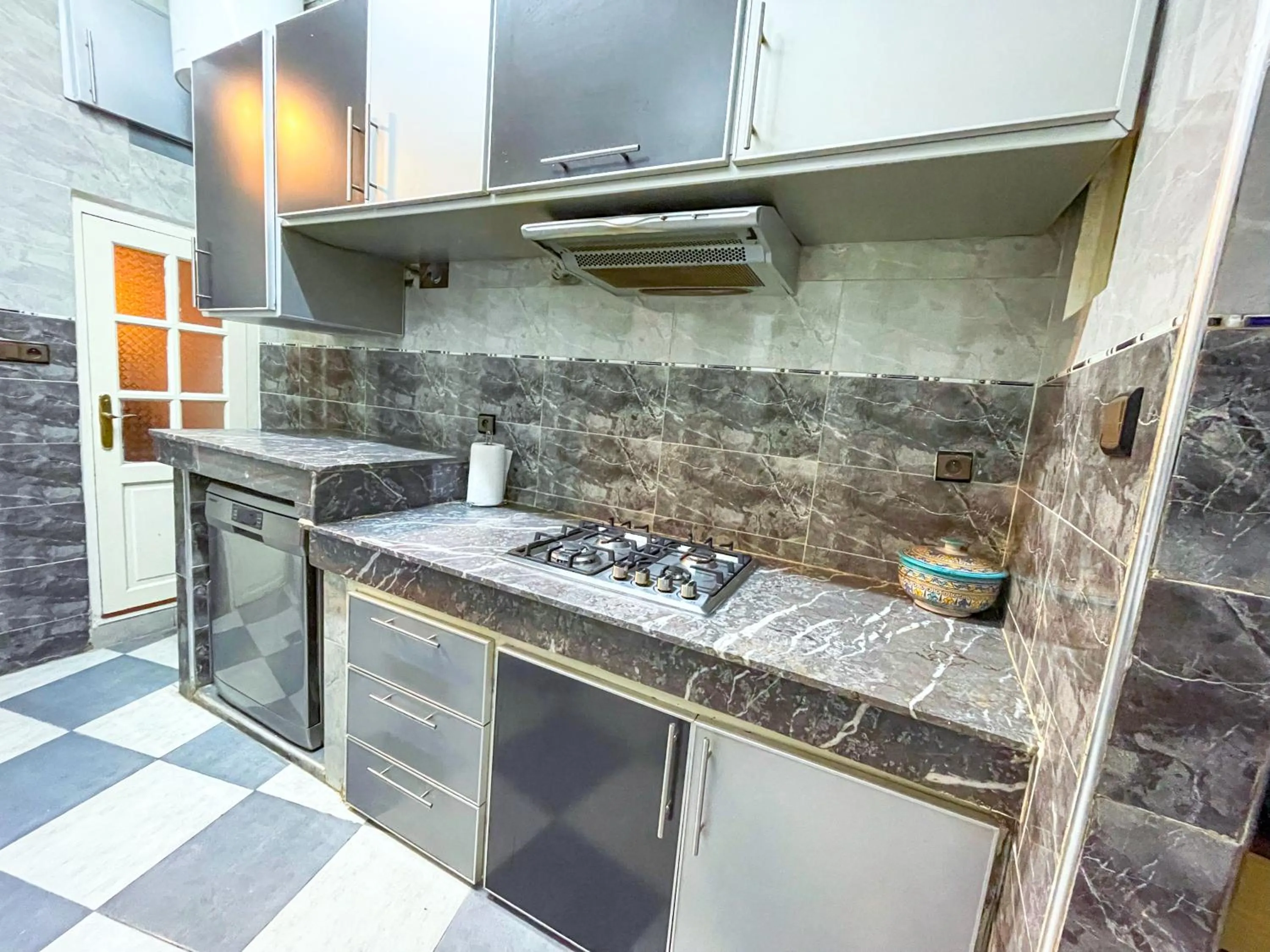 Kitchen or kitchenette in Riad Dar El Ouedghiri