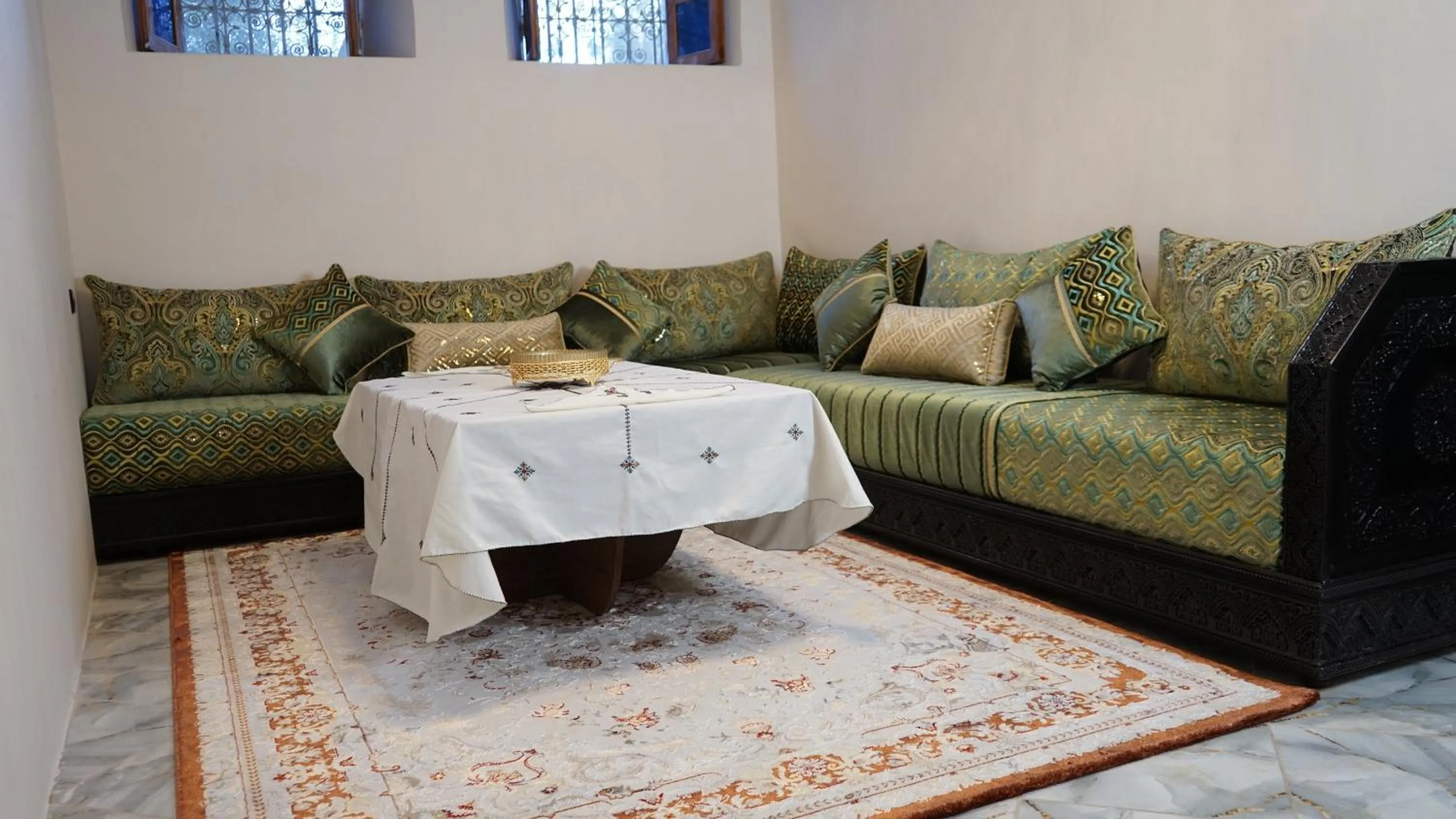 Living room in Riad Dar El Ouedghiri