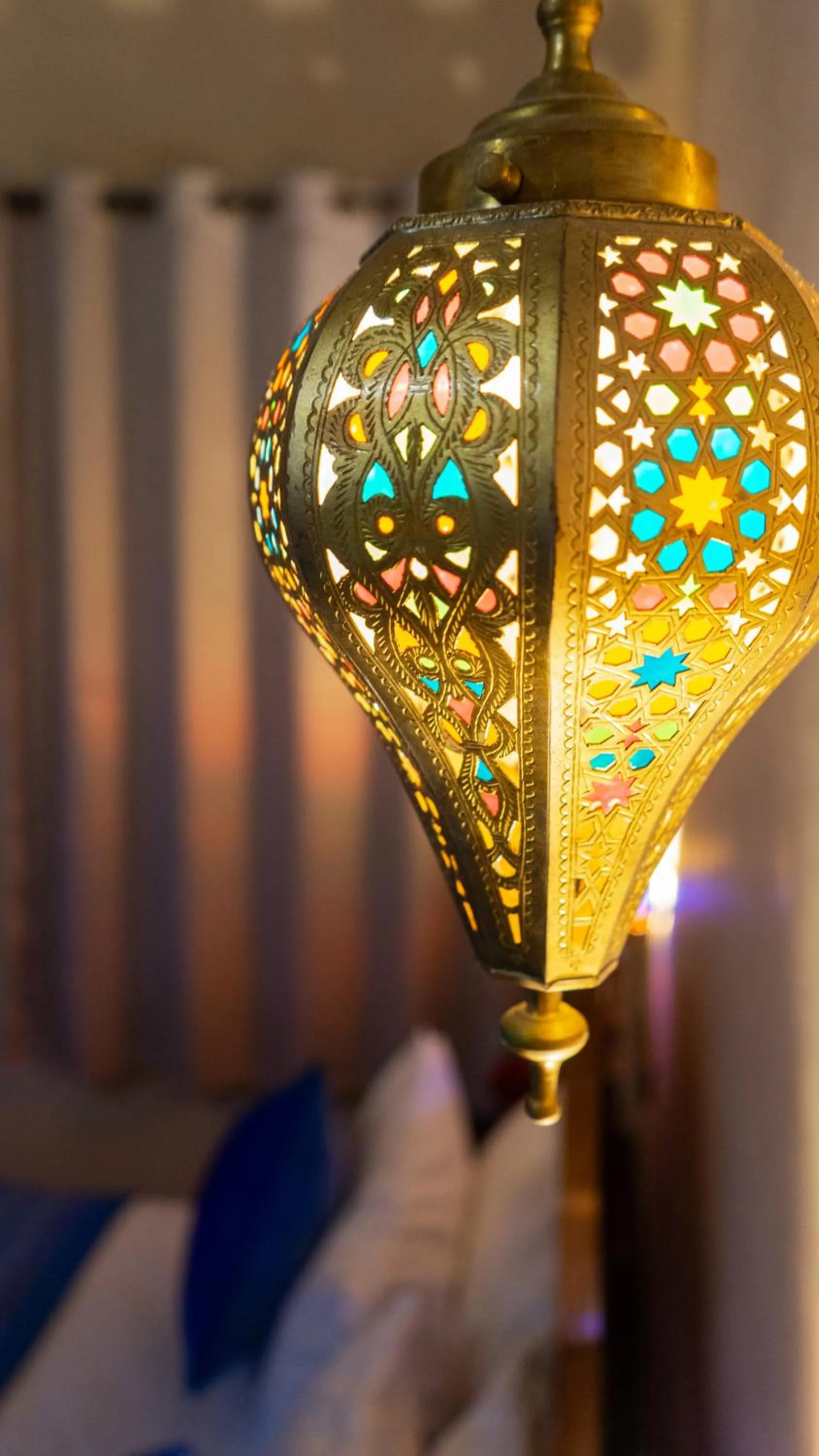 Bed in Riad Dar El Ouedghiri