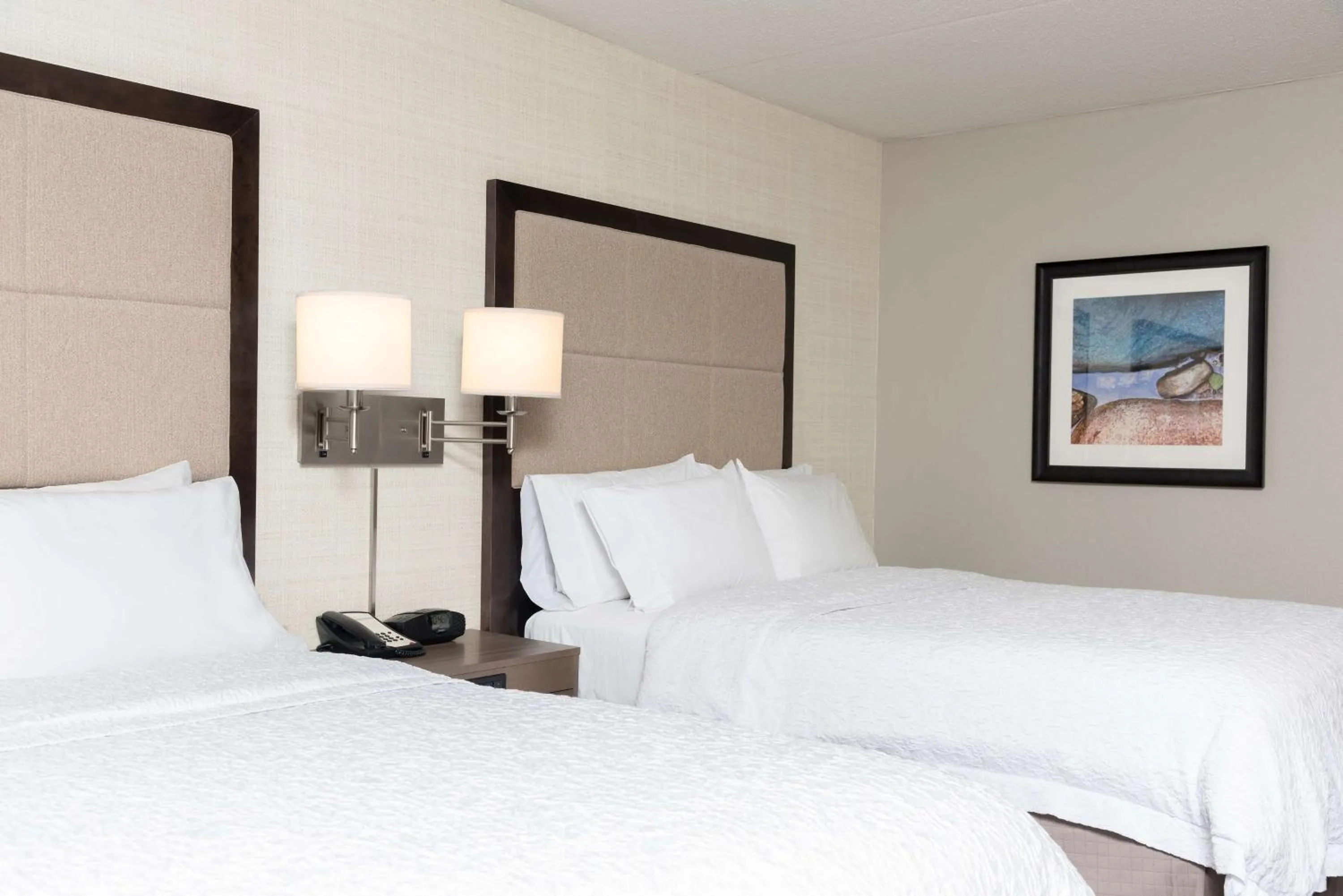 Bed in Hampton Inn Bloomington