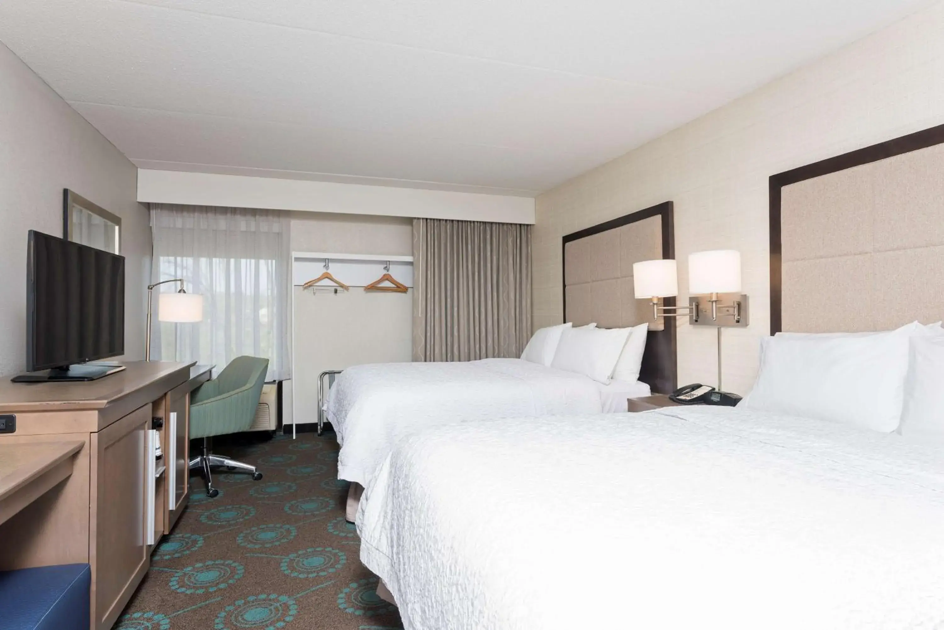 Room with Two Queen Beds - Non-Smoking in Hampton Inn Bloomington Room with Two Queen Beds - Non-Smoking in Hampton Inn Bloomington