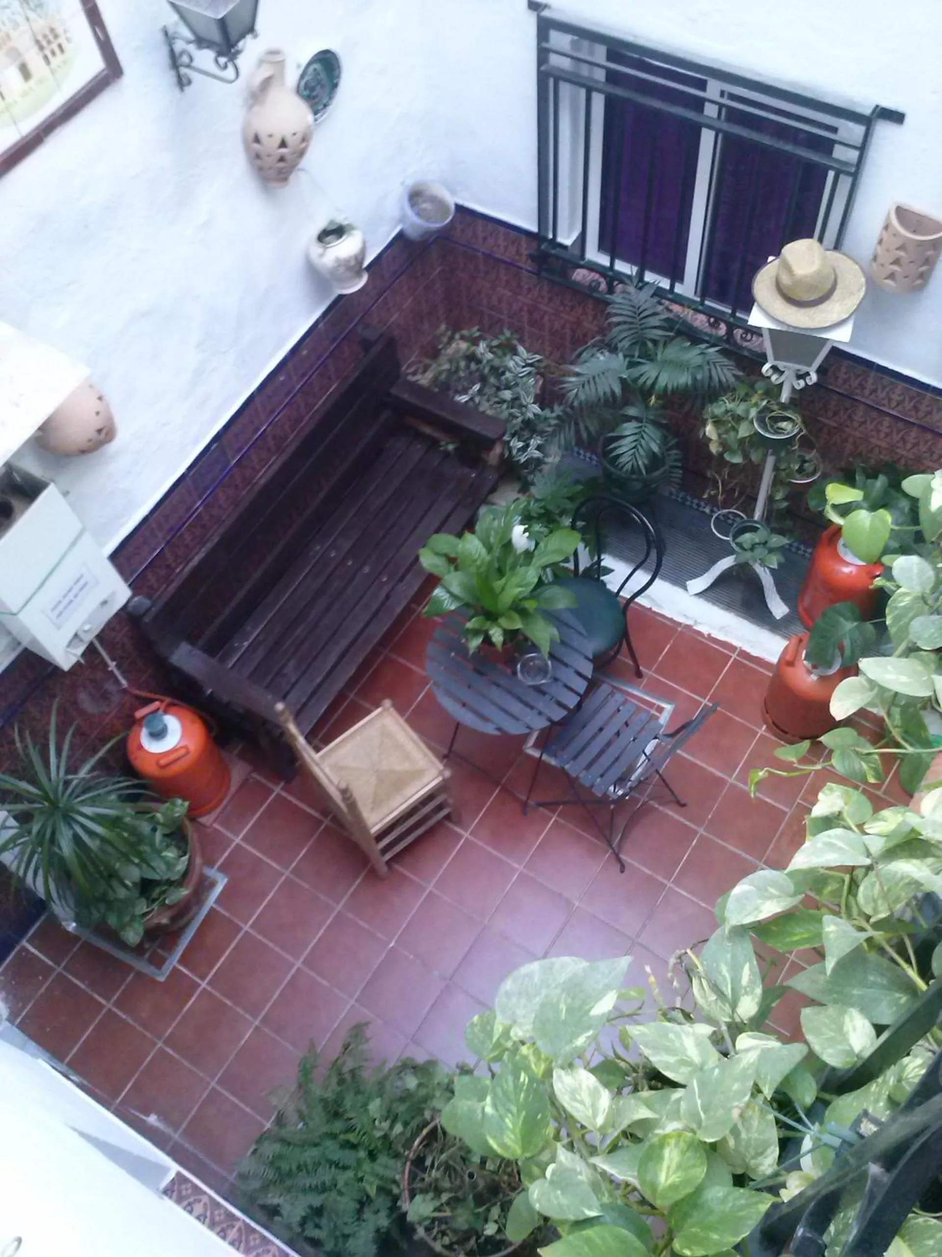 Patio in Pensión Santa María la Blanca