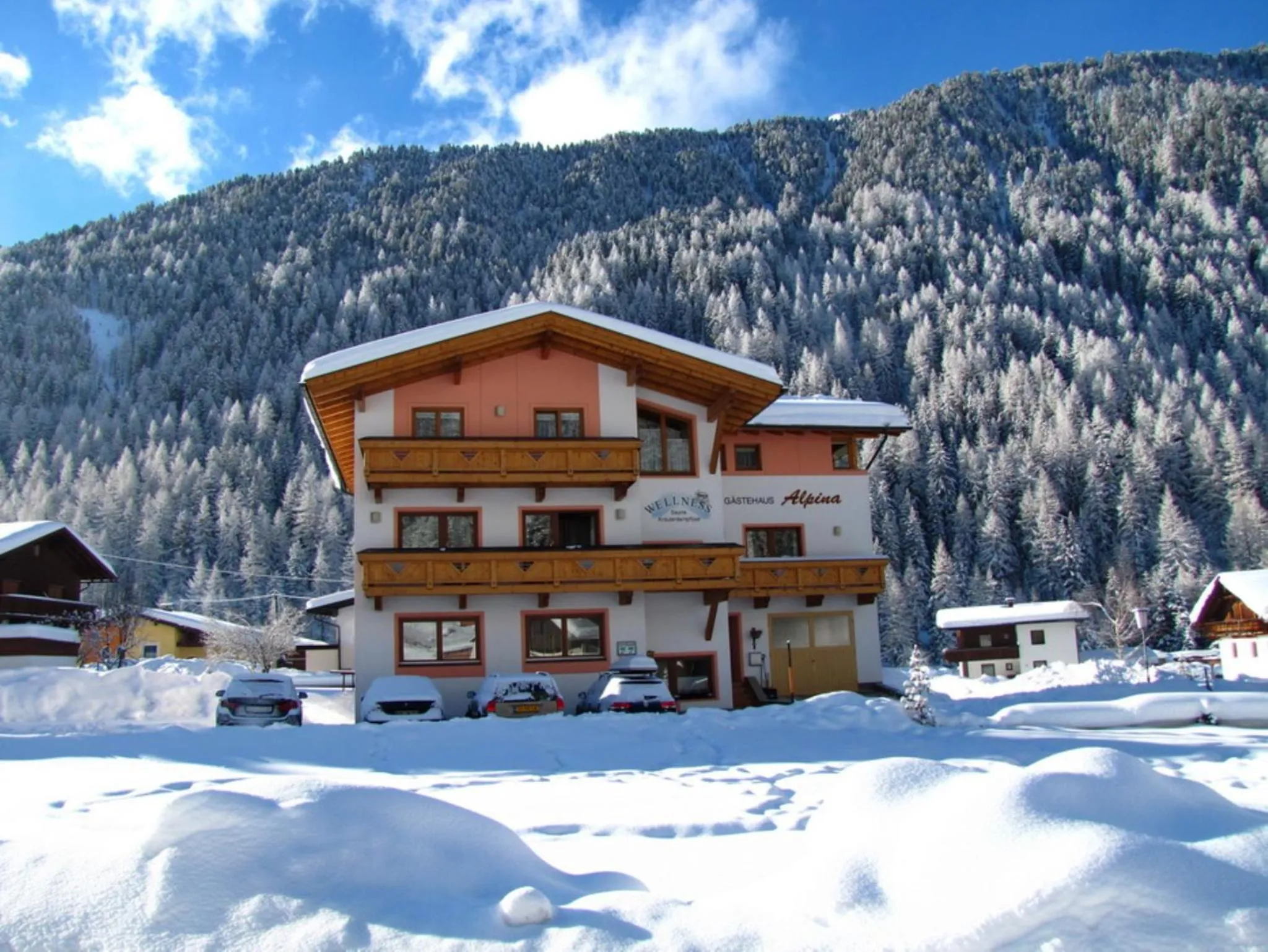 Property building in Haus Alpina & Landhaus Schöpf