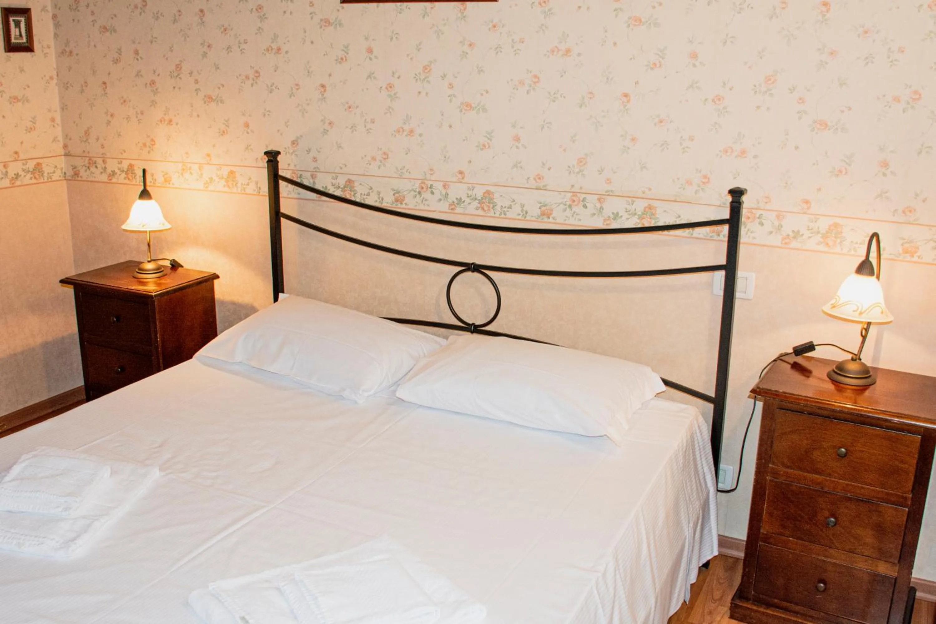 Bed in Hotel Capitelli