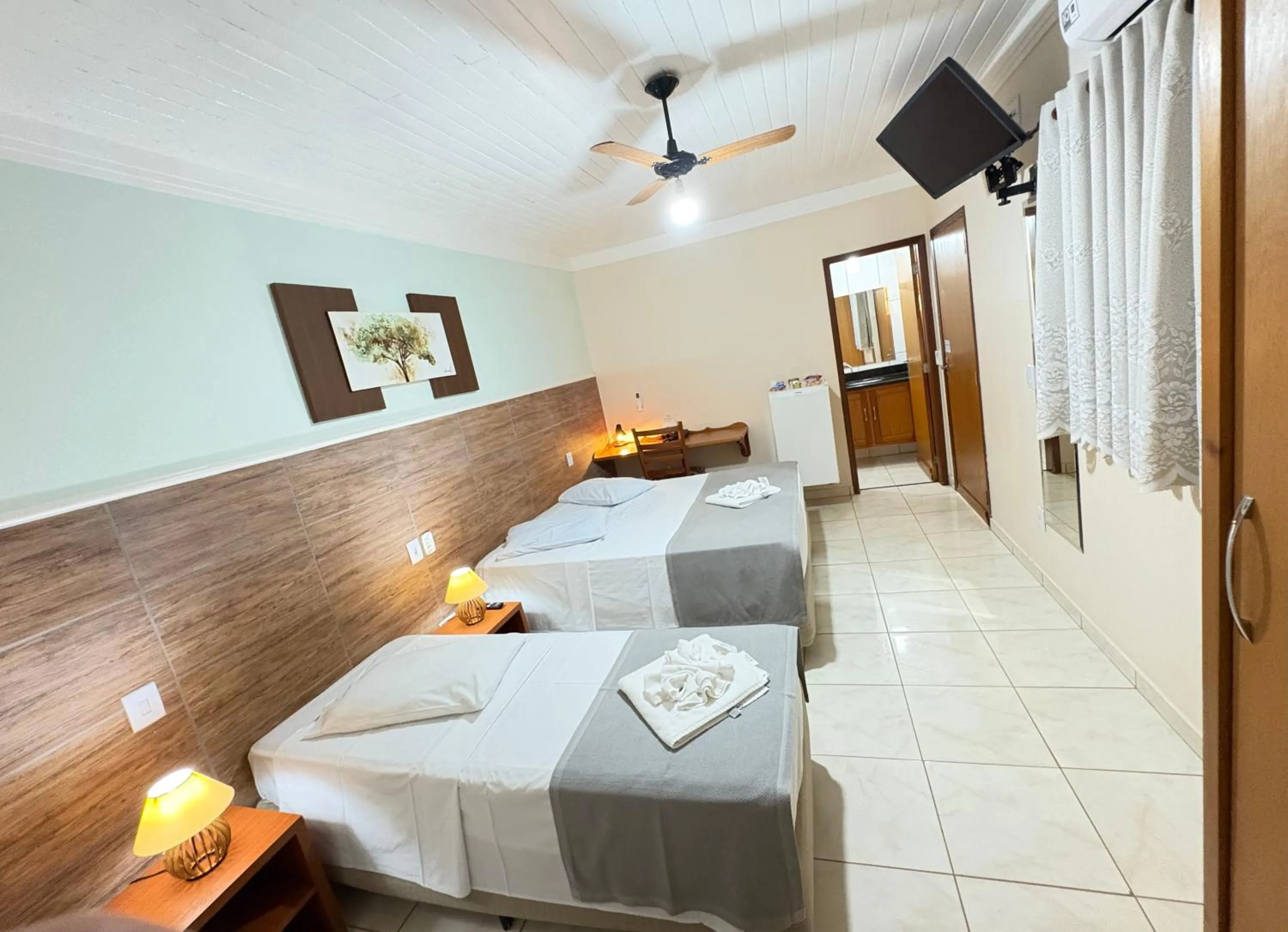 Bedroom, Bed in Hotel Casa Grande Orlândia SP