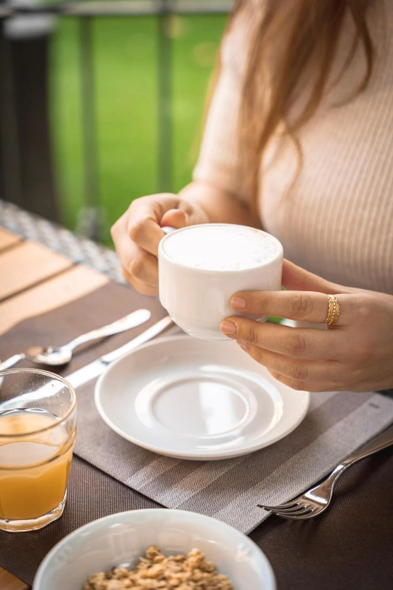 Breakfast in Hotel Giardino La Playa