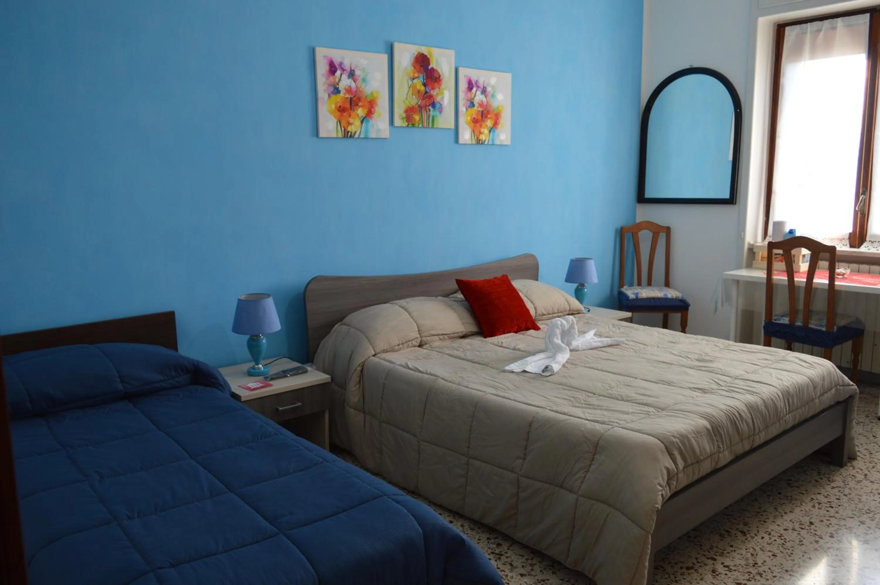 Bedroom, Bed in B&B Olympo