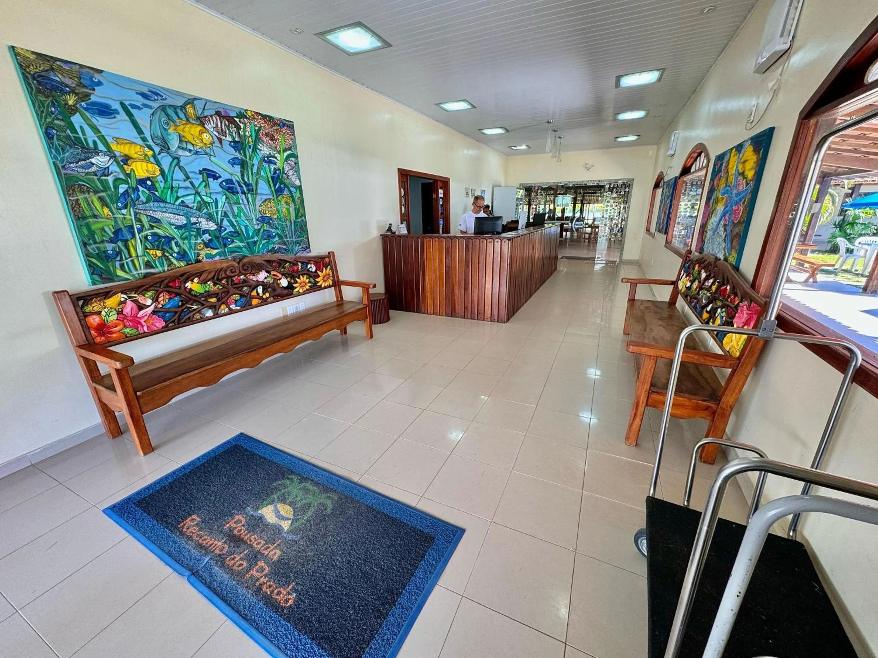 Lobby or reception in Pousada Recanto do Prado