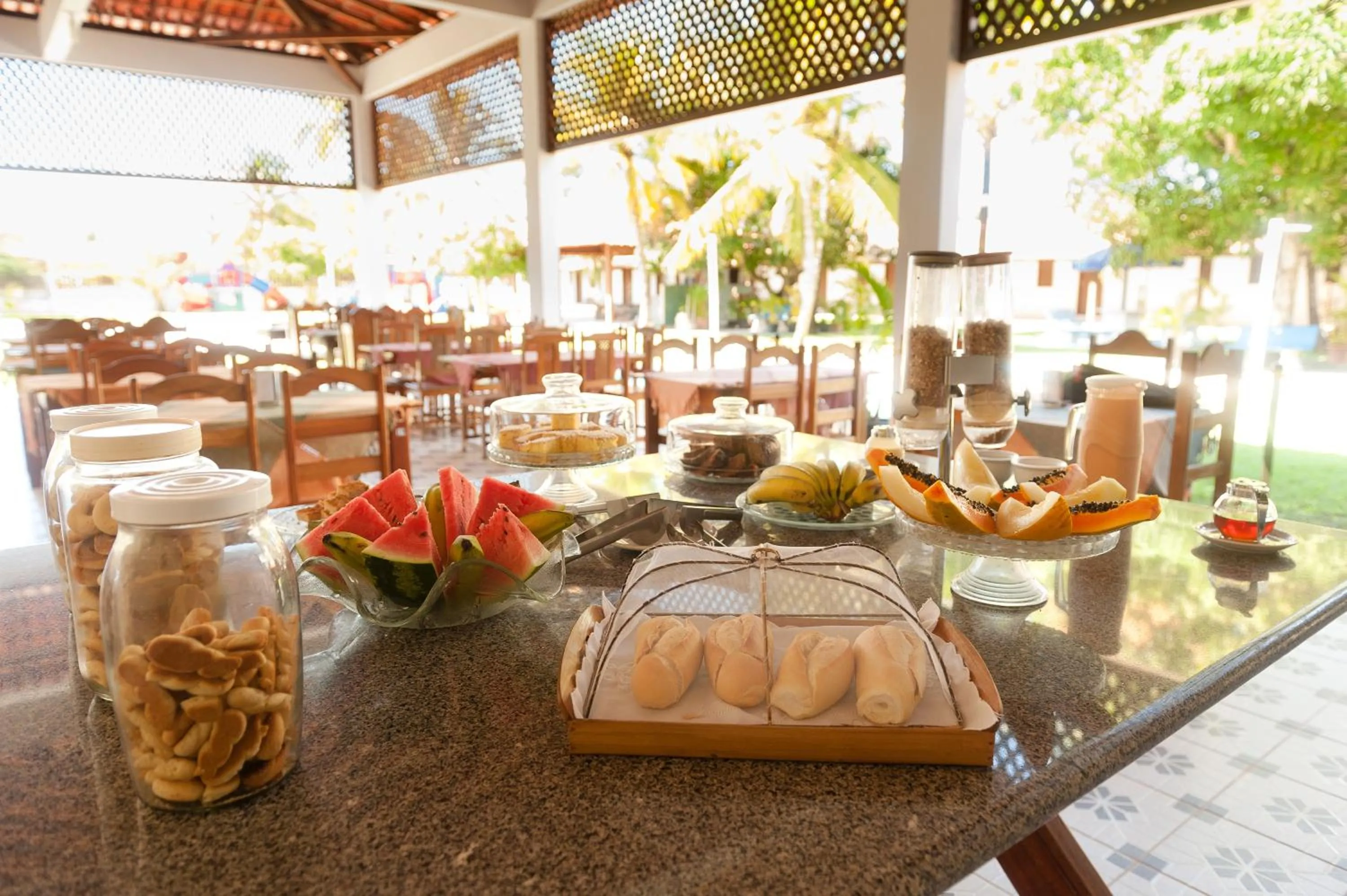 Breakfast in Pousada Recanto do Prado