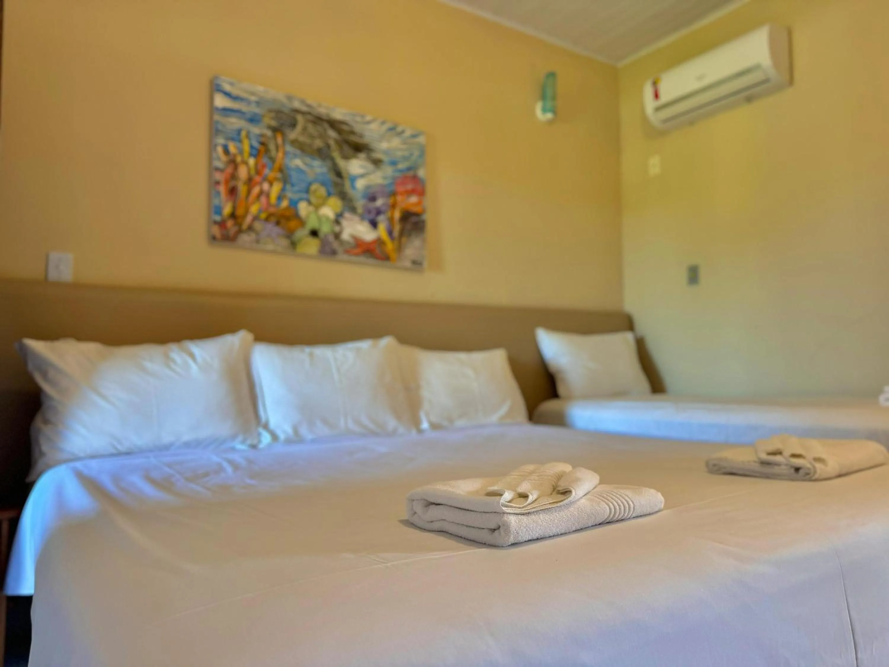Bed in Pousada Recanto do Prado