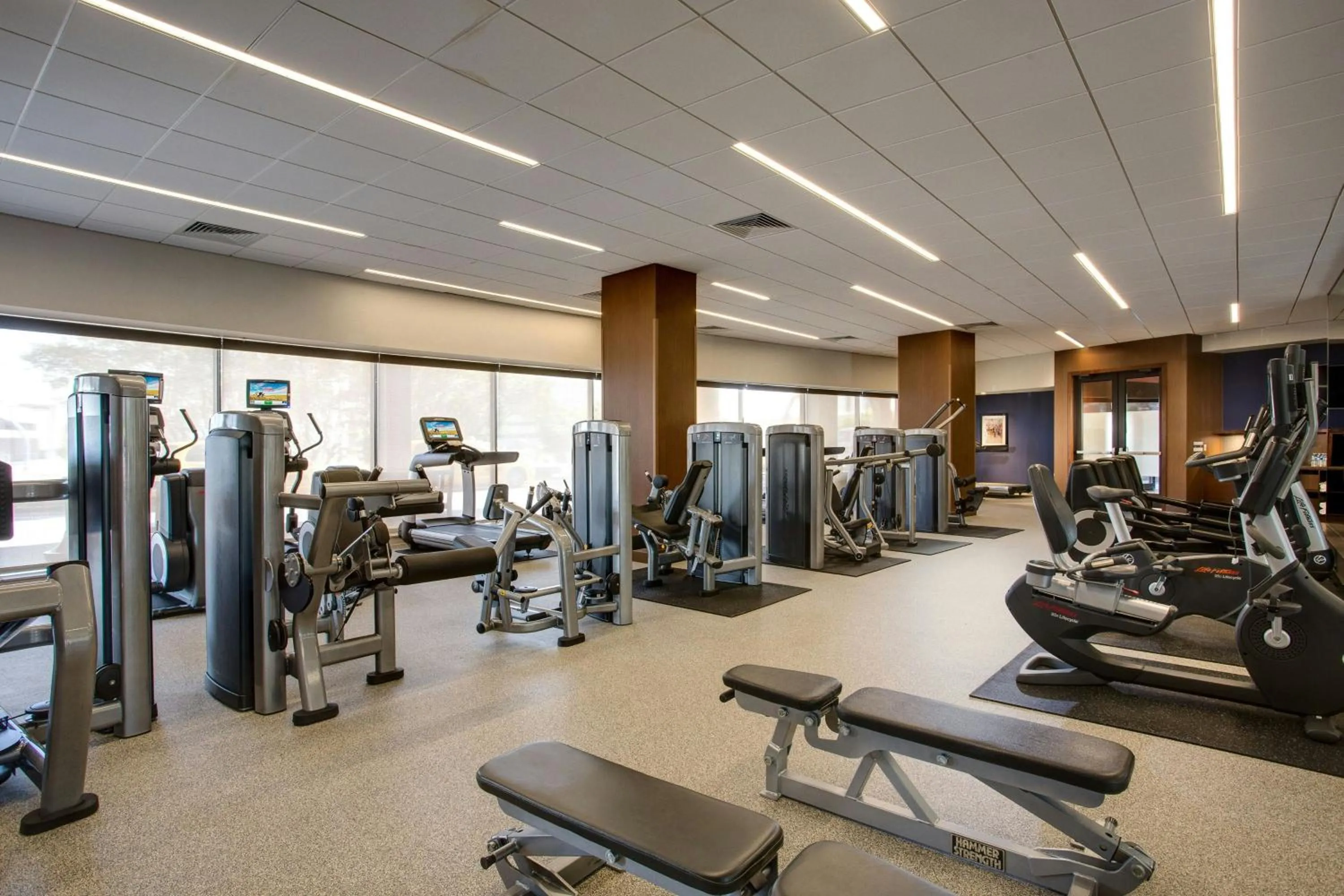 Fitness centre/facilities in Houston Airport Marriott at George Bush Intercontinental