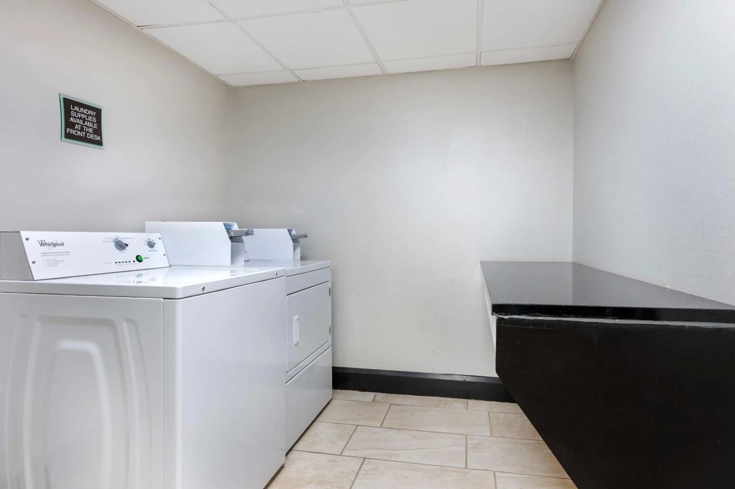 laundry in Best Western Ashbury Inn