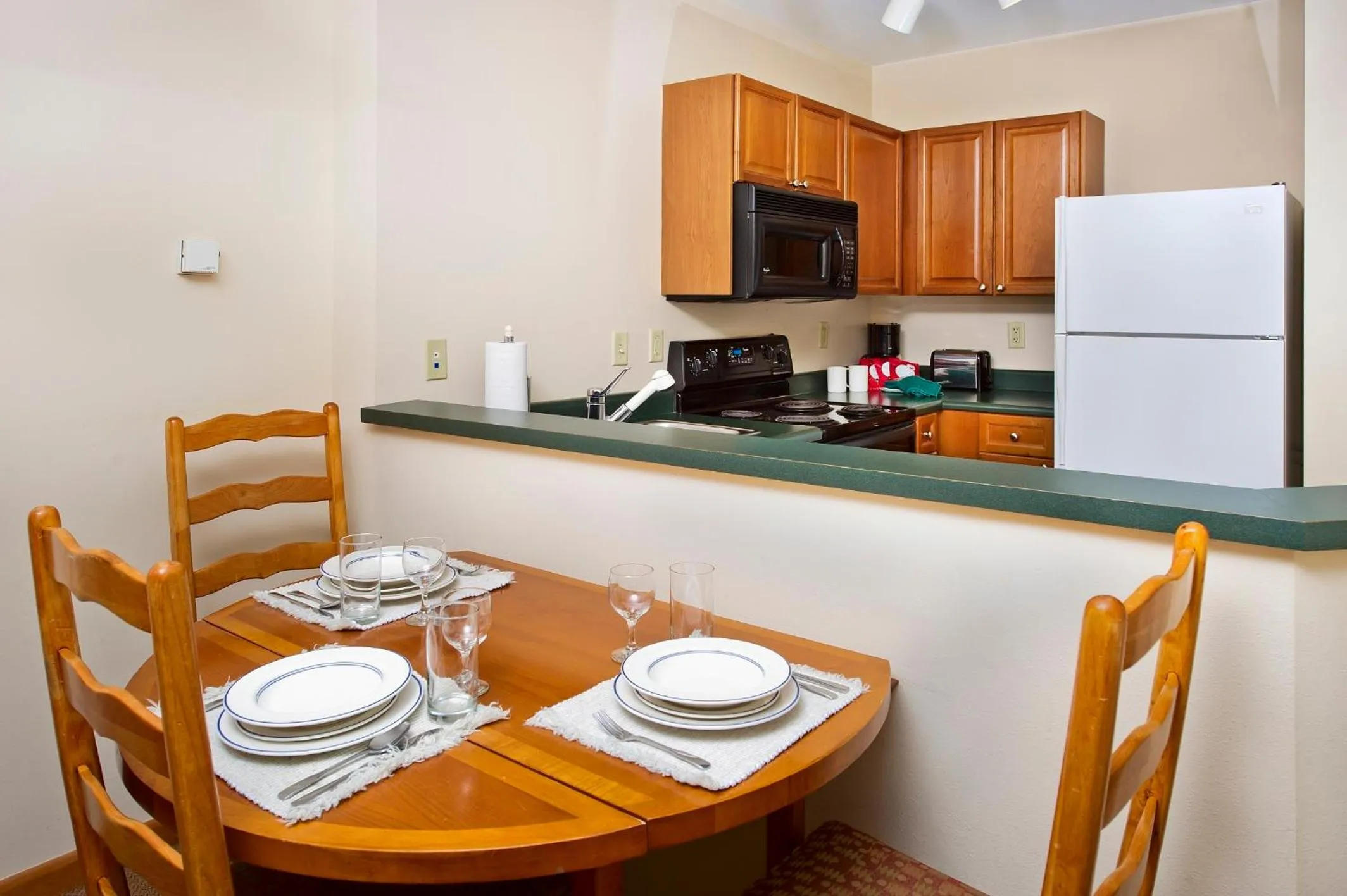 Dining area in Zephyr Mountain Lodge