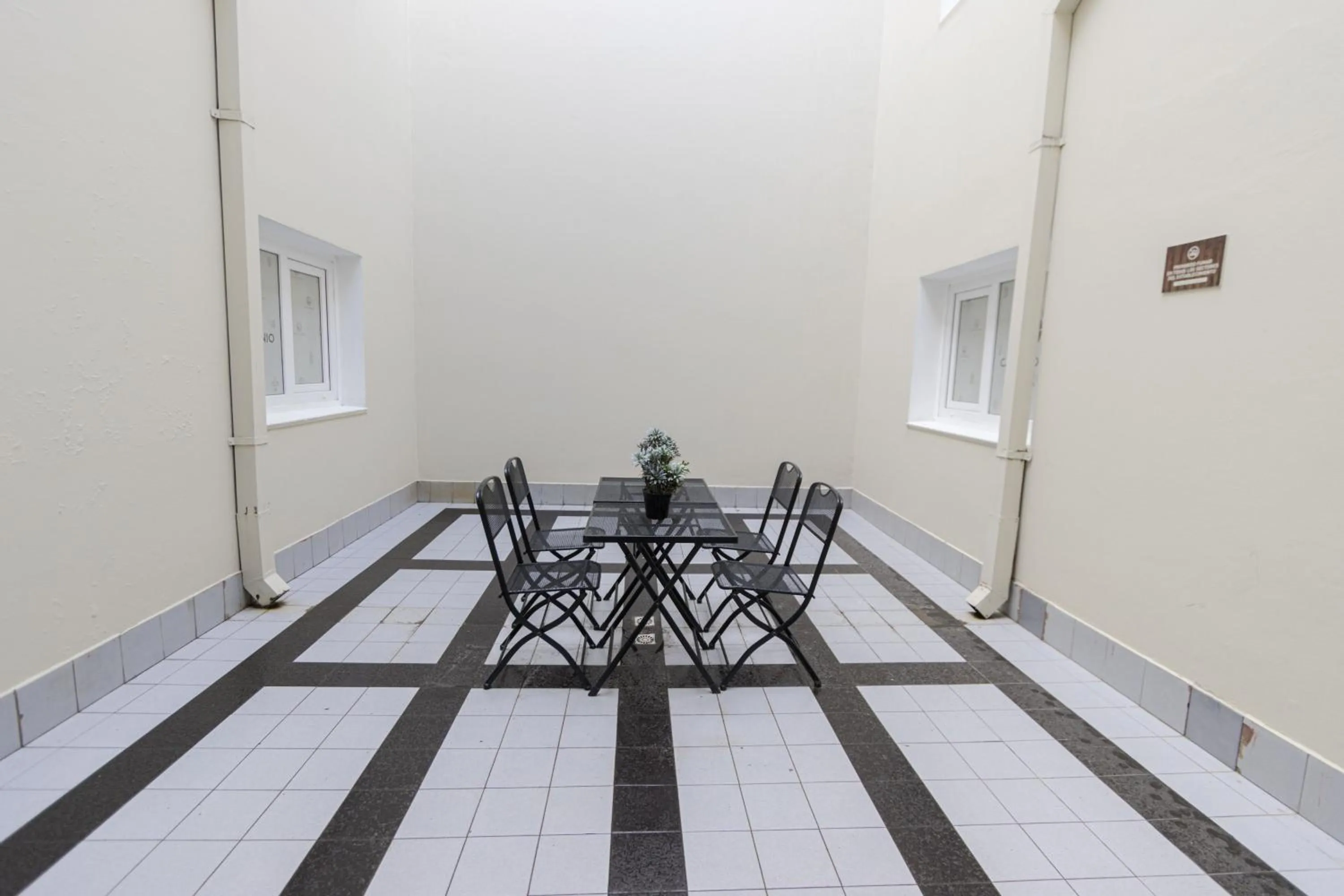 Patio in Hotel Cap Polonio