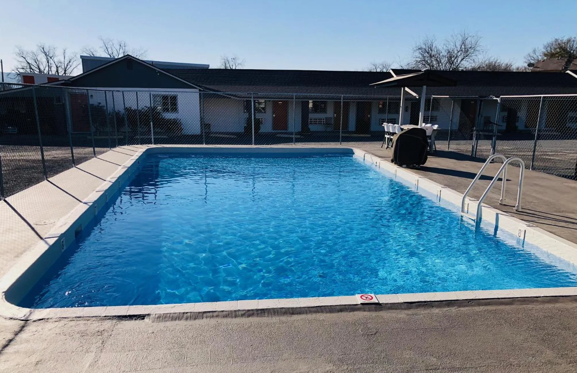 Pool view in Sun Valley Motel Junction