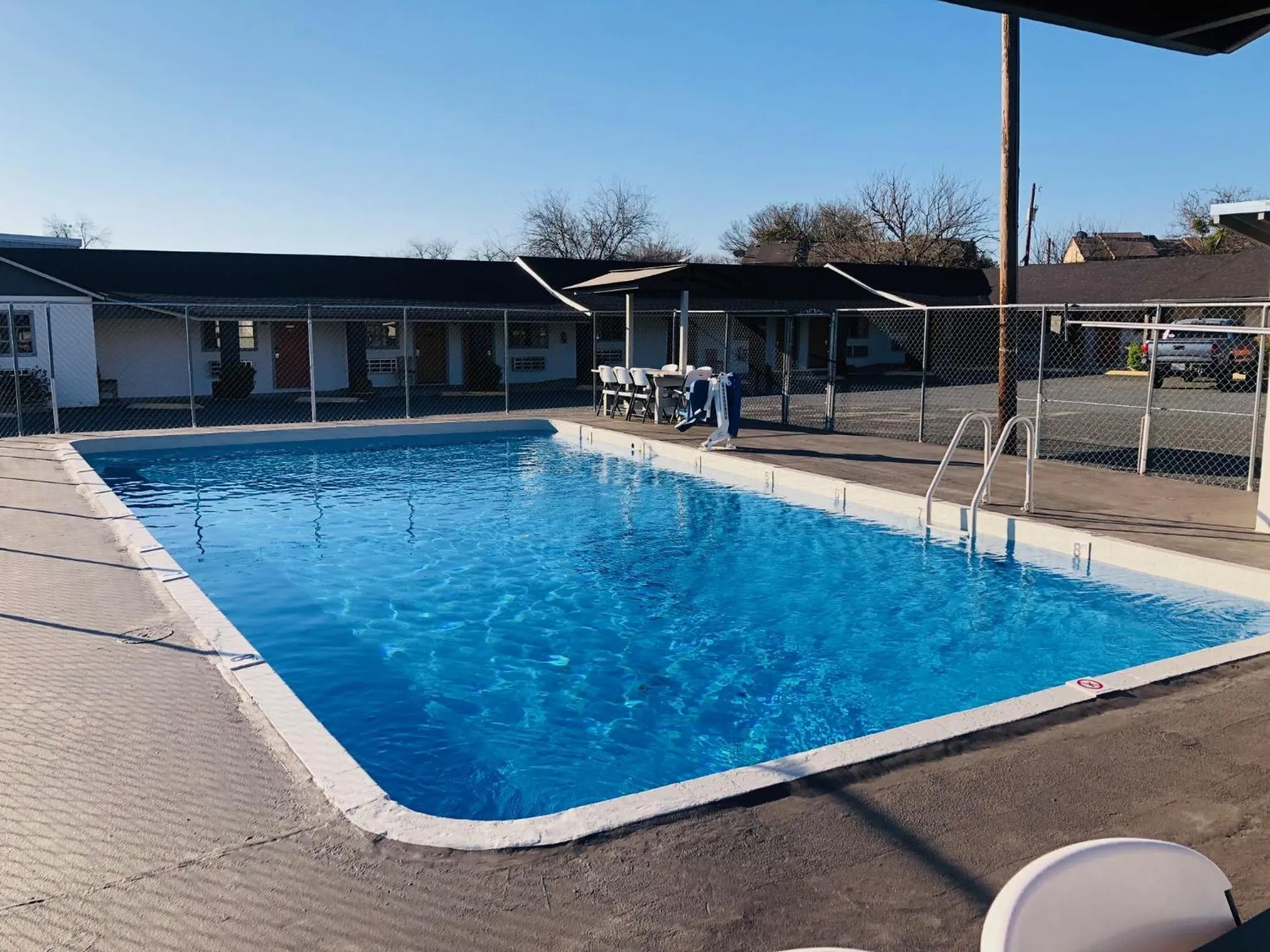 Pool view in Sun Valley Motel Junction