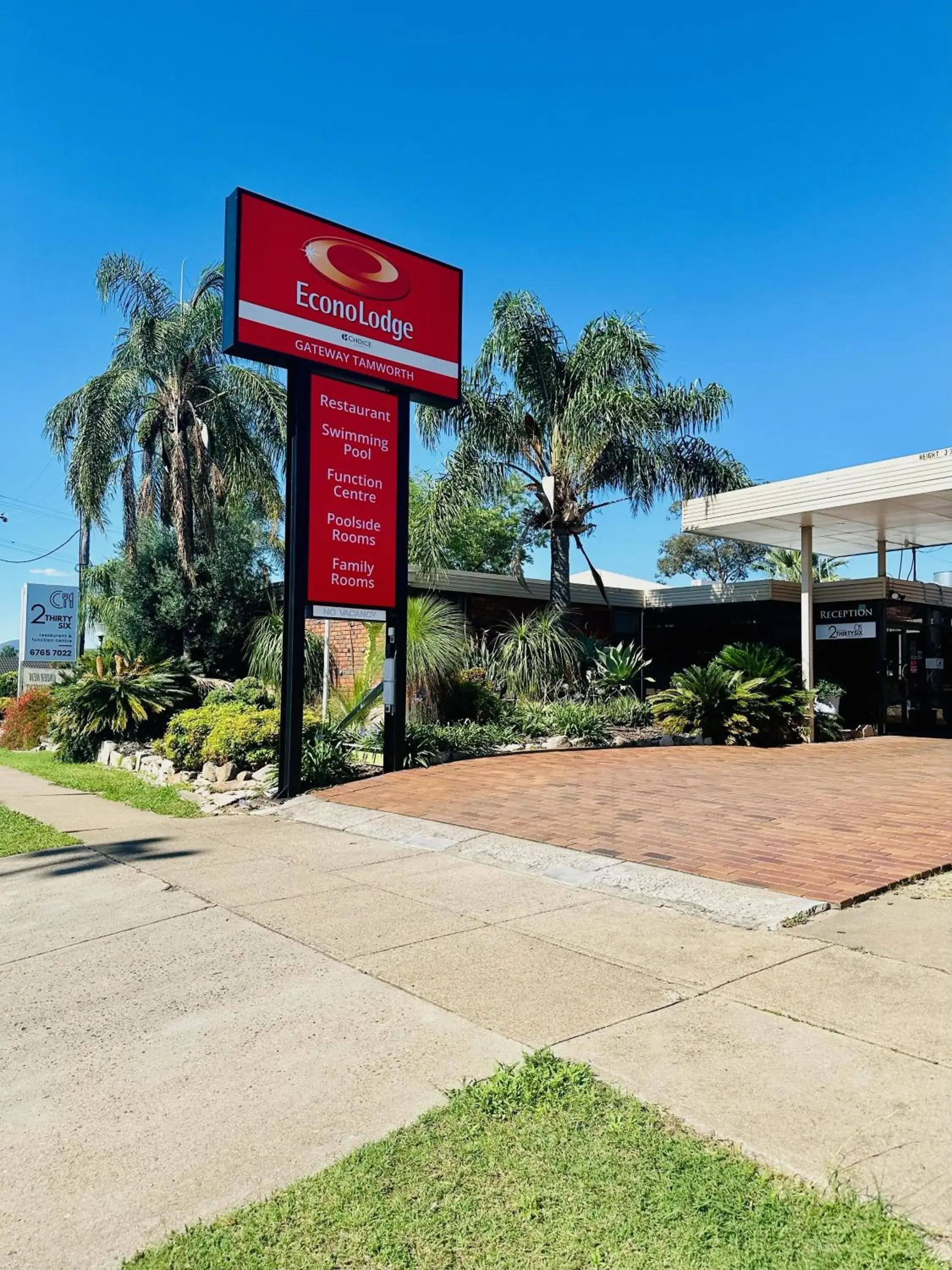 Property building in Econo Lodge Gateway Tamworth Property building in Econo Lodge Gateway Tamworth