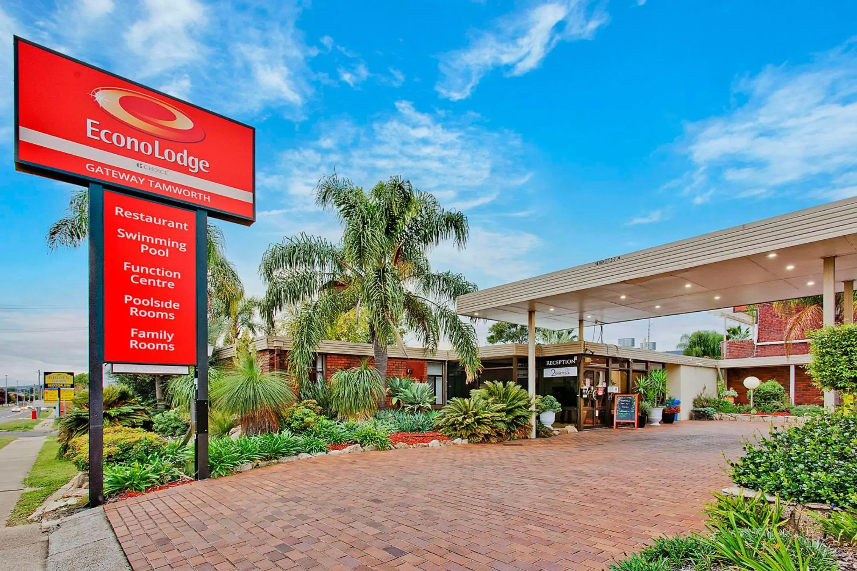 Property building in Econo Lodge Gateway Tamworth Property building in Econo Lodge Gateway Tamworth