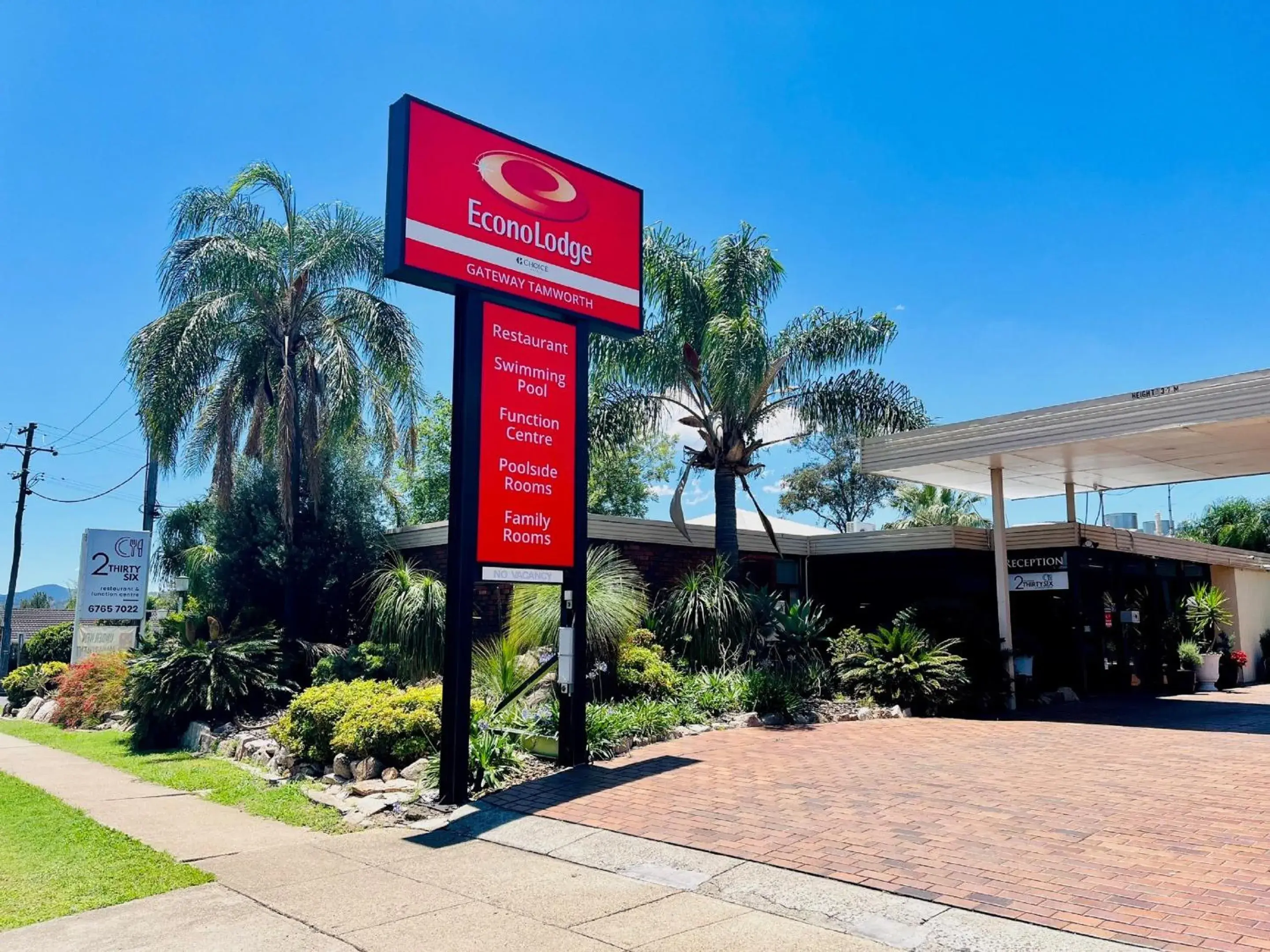Property building in Econo Lodge Gateway Tamworth Property building in Econo Lodge Gateway Tamworth