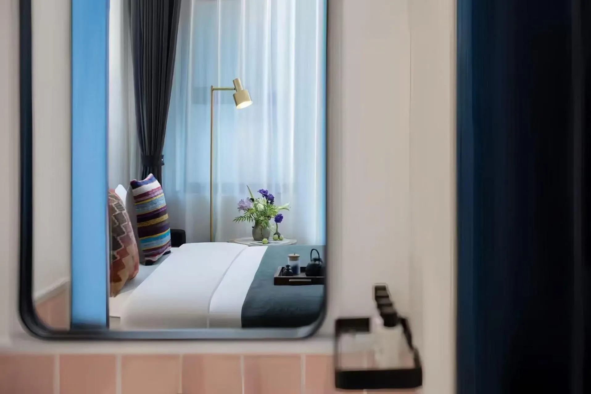 Bed in Peking Yard Boutique Hotel