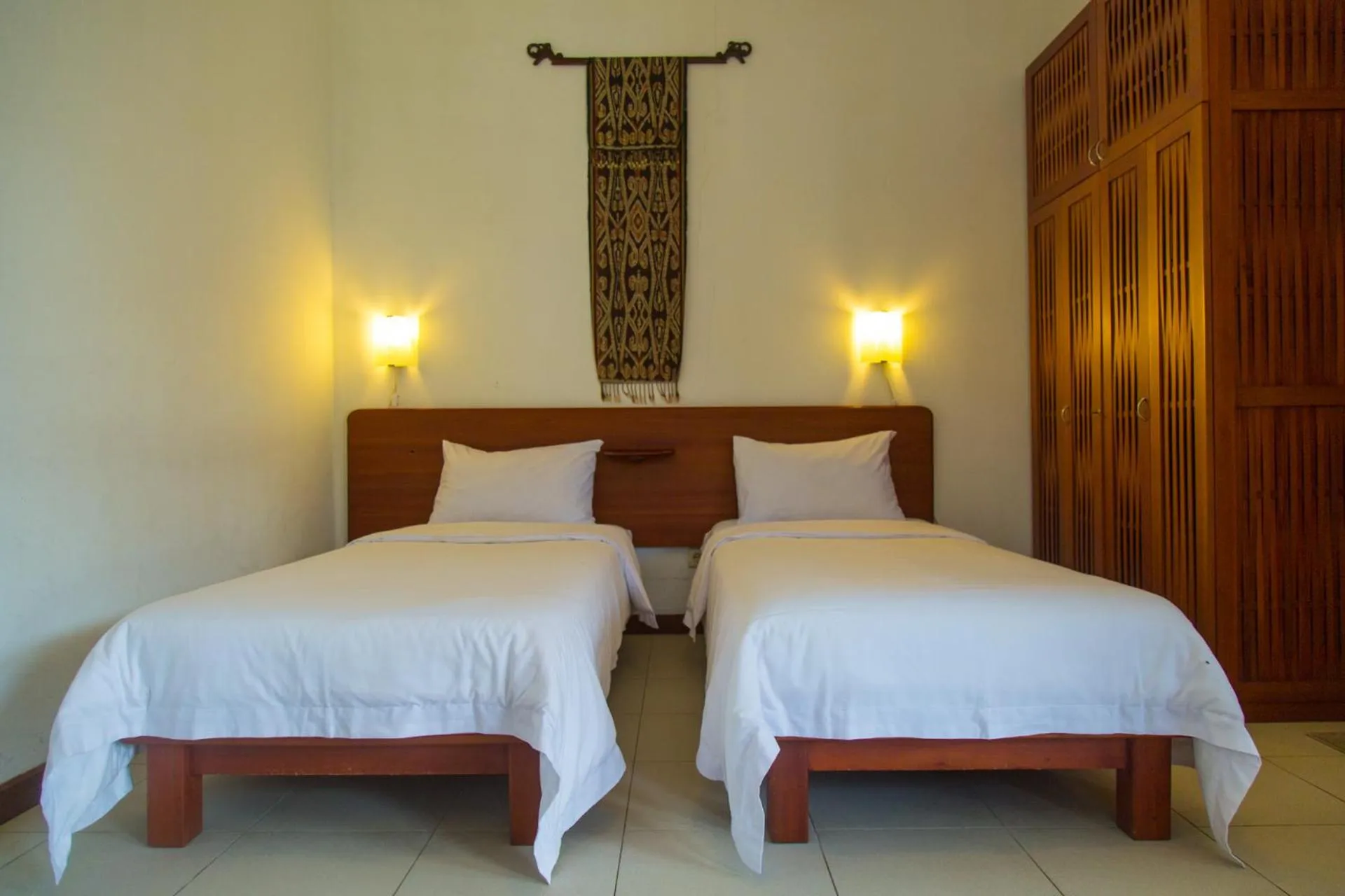 Bed in Rungan Sari Meeting Center & Resort