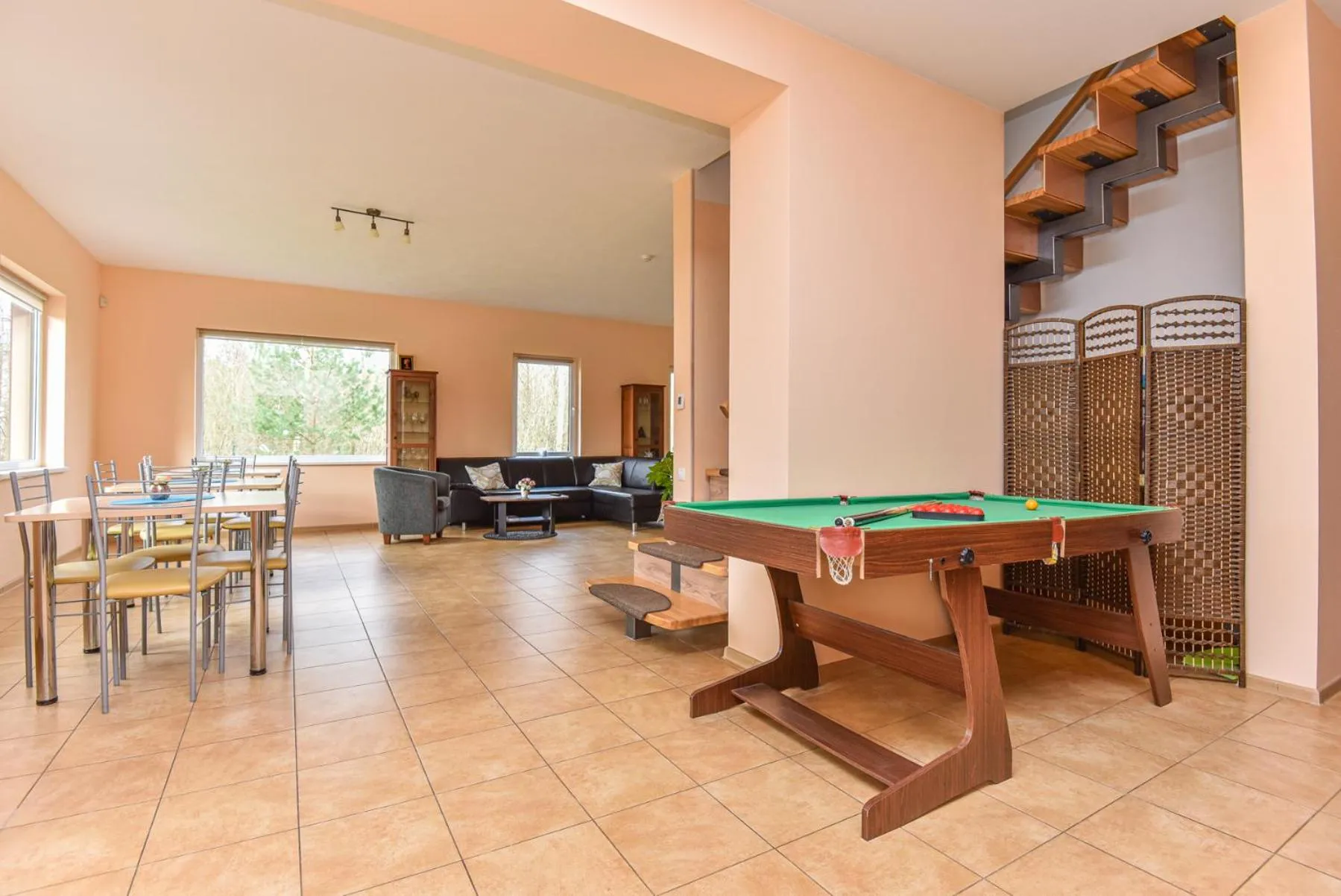 Dining area in Guest House Pasaulio Krastas