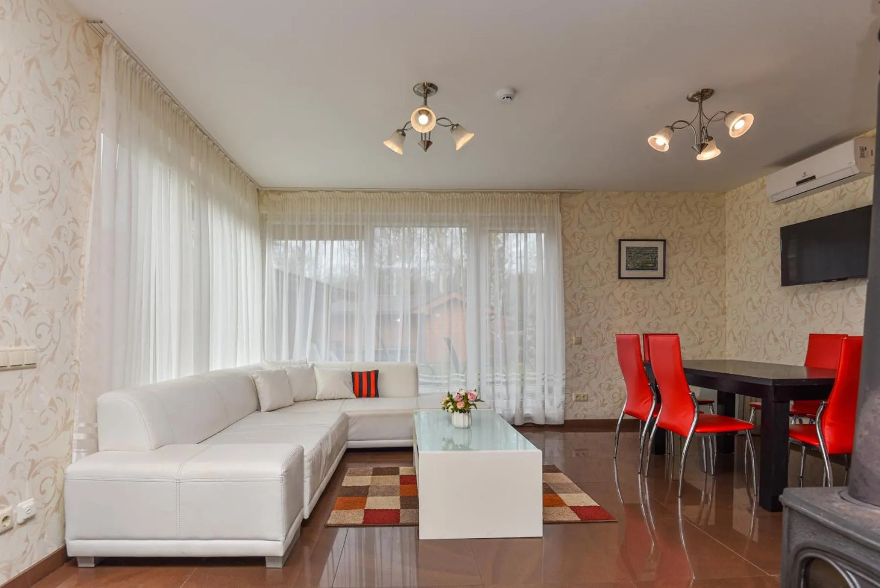 Living room in Guest House Pasaulio Krastas