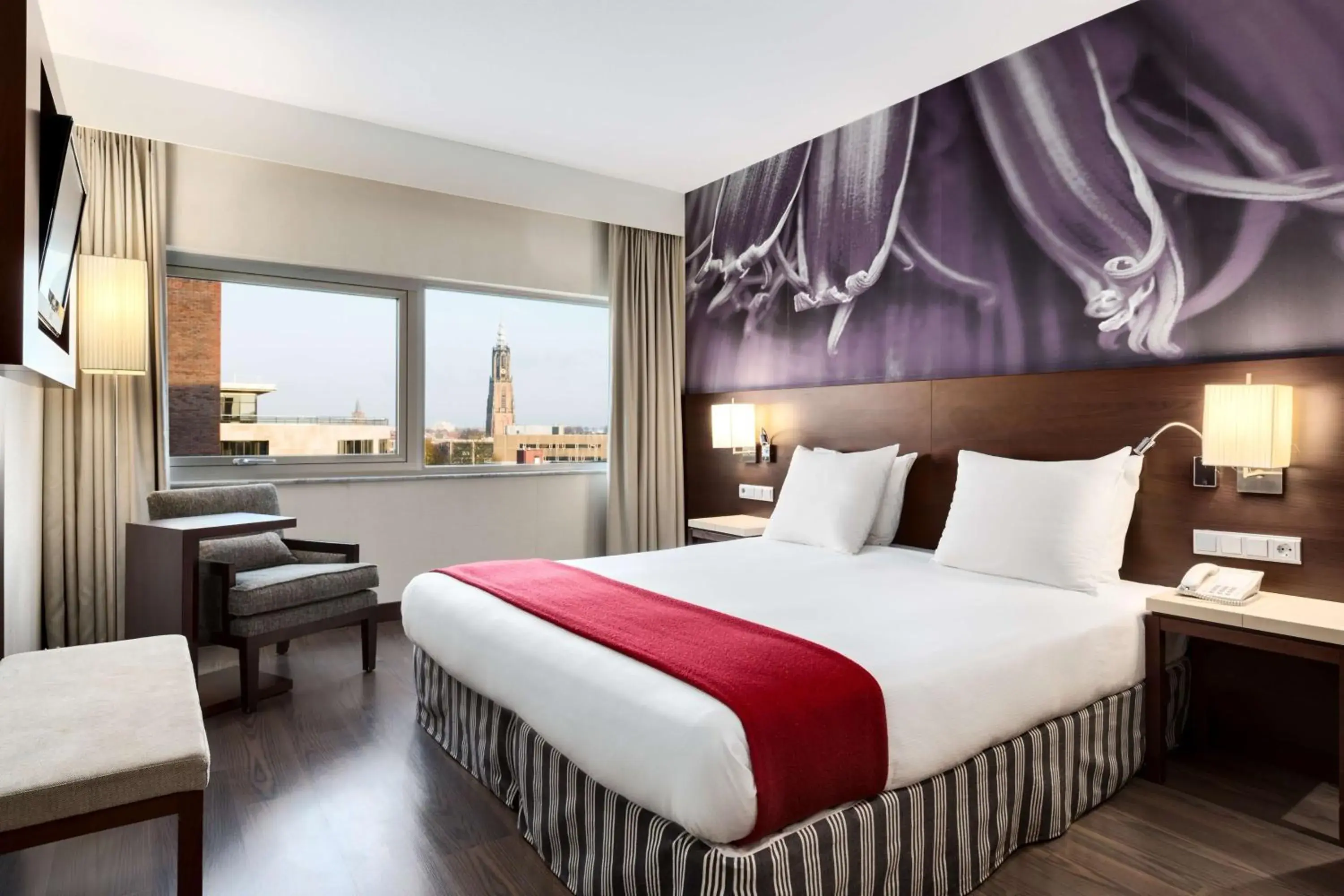 Standard Double or Twin Room with View in NH Amersfoort Standard Double or Twin Room with View in NH Amersfoort