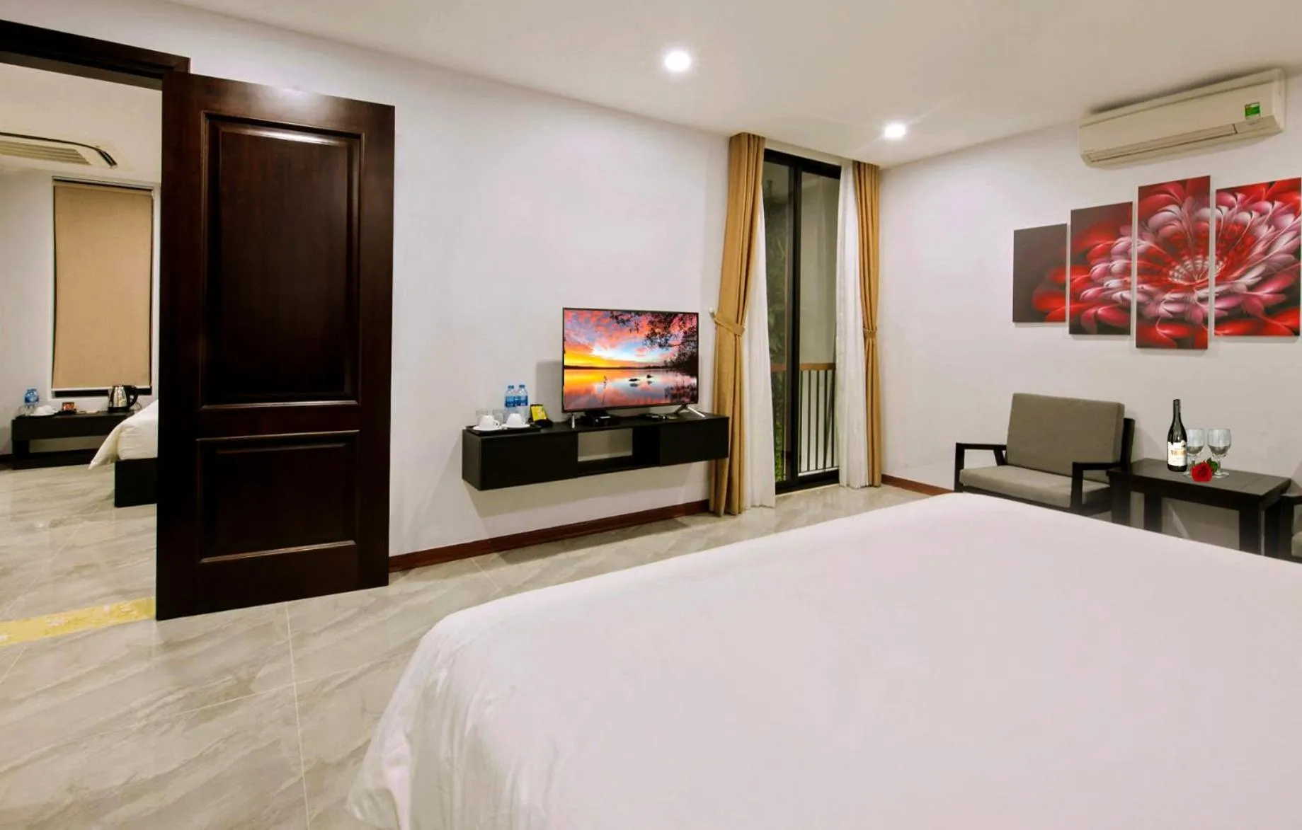 Bed in Khong Cam Garden Villas