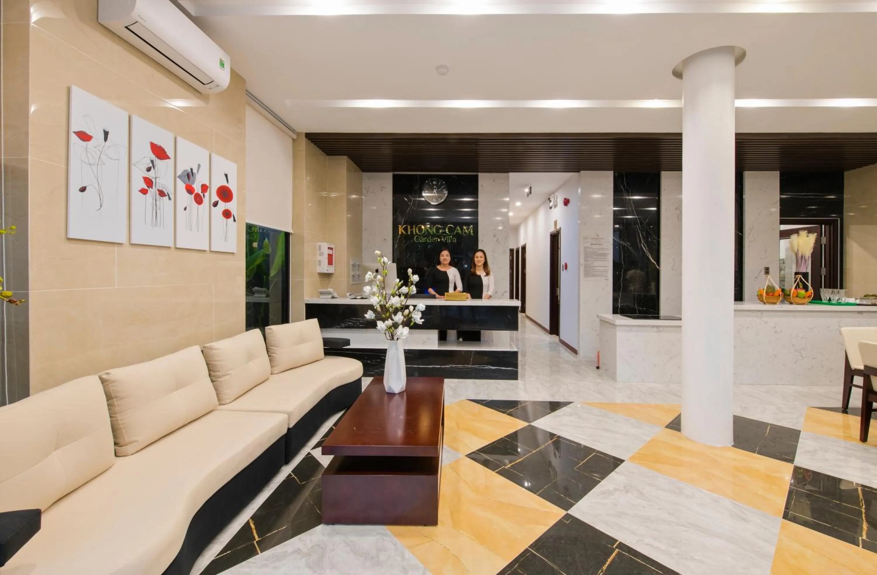 Lobby or reception in Khong Cam Garden Villas