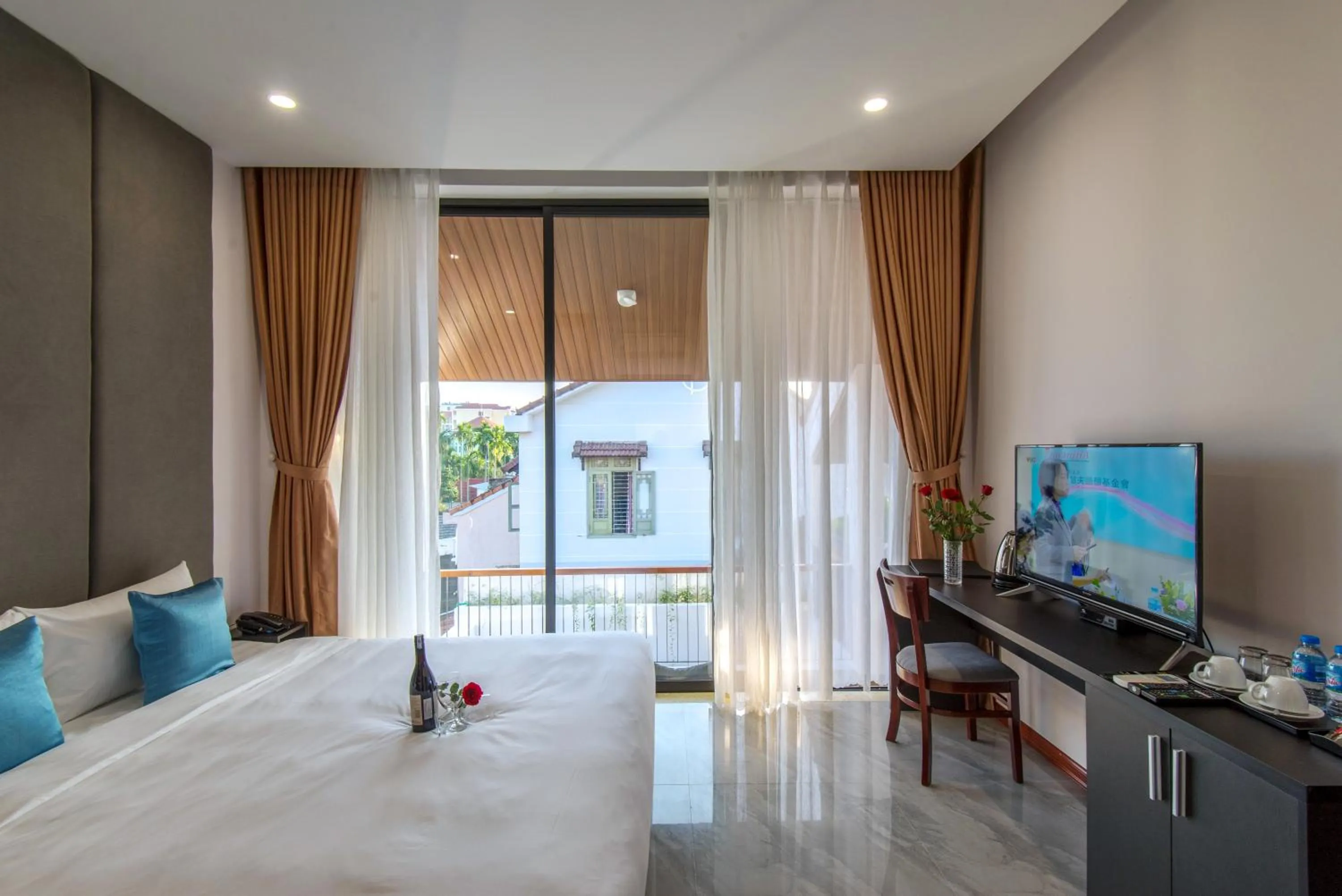 Bed in Khong Cam Garden Villas