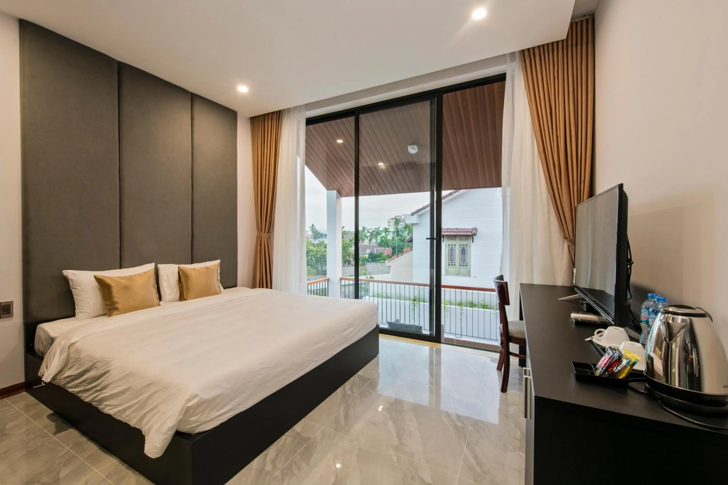 Bed in Khong Cam Garden Villas