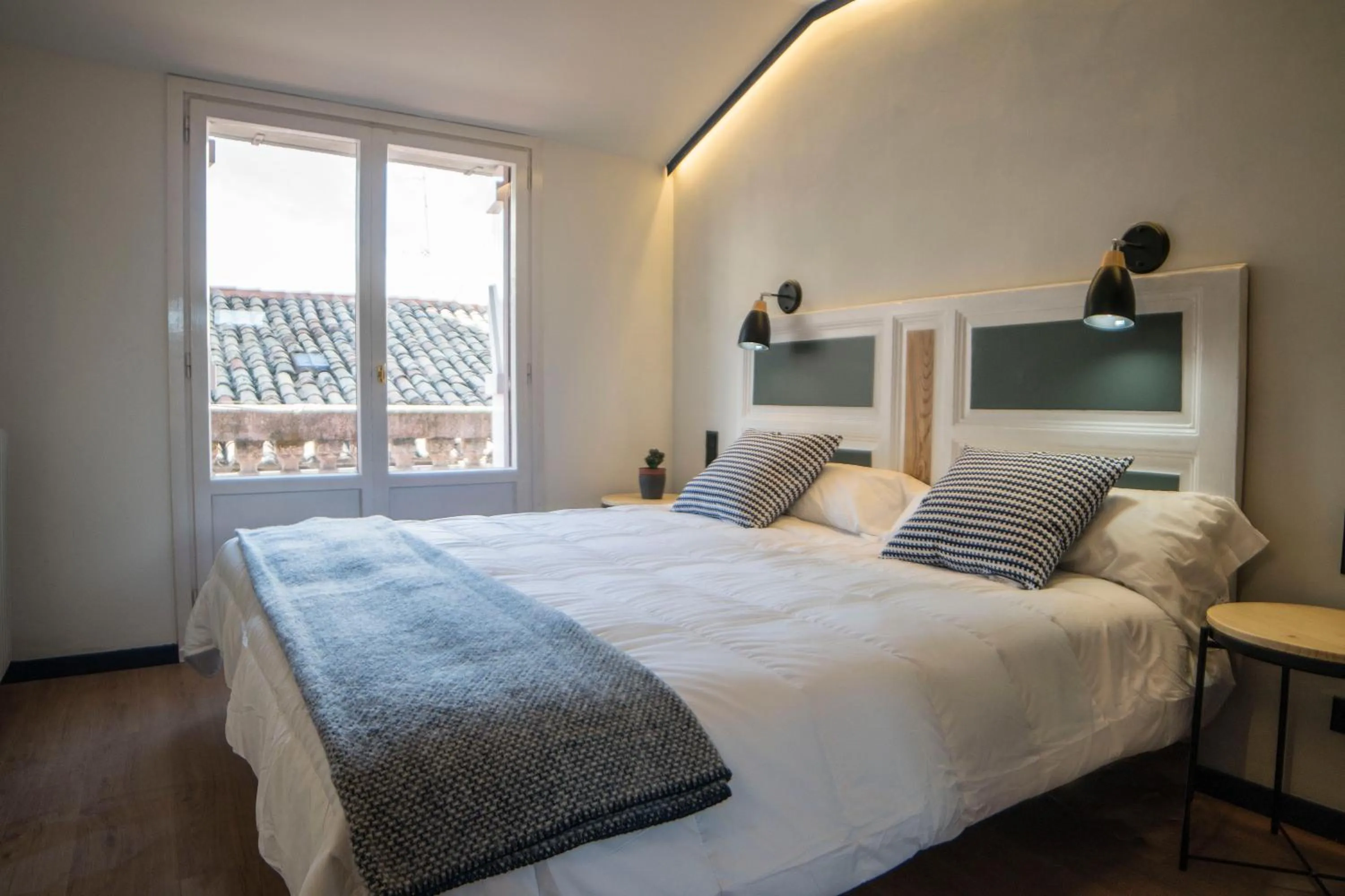 Bed in Hotel Alda Jolio Jaca