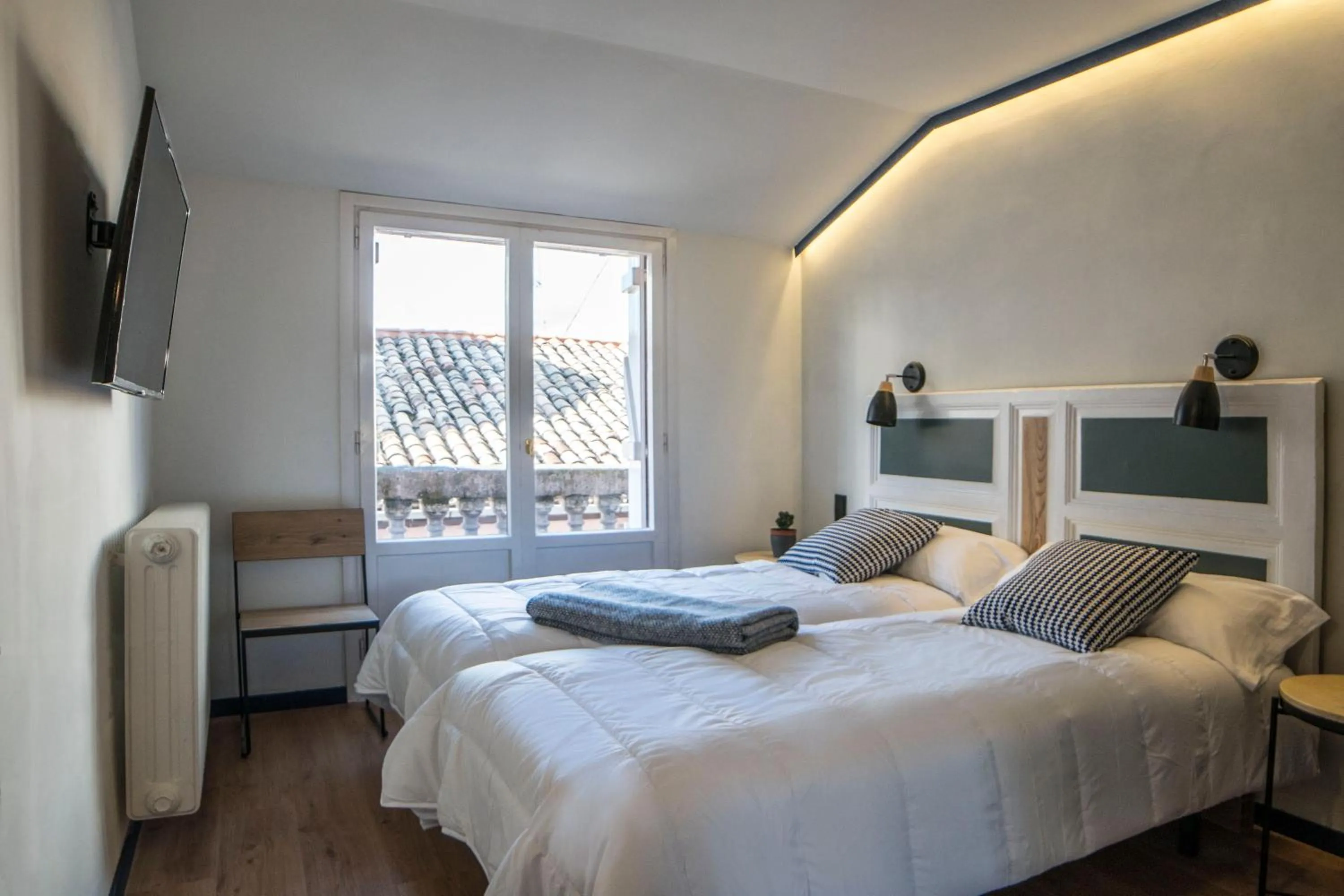 Bed in Hotel Alda Jolio Jaca