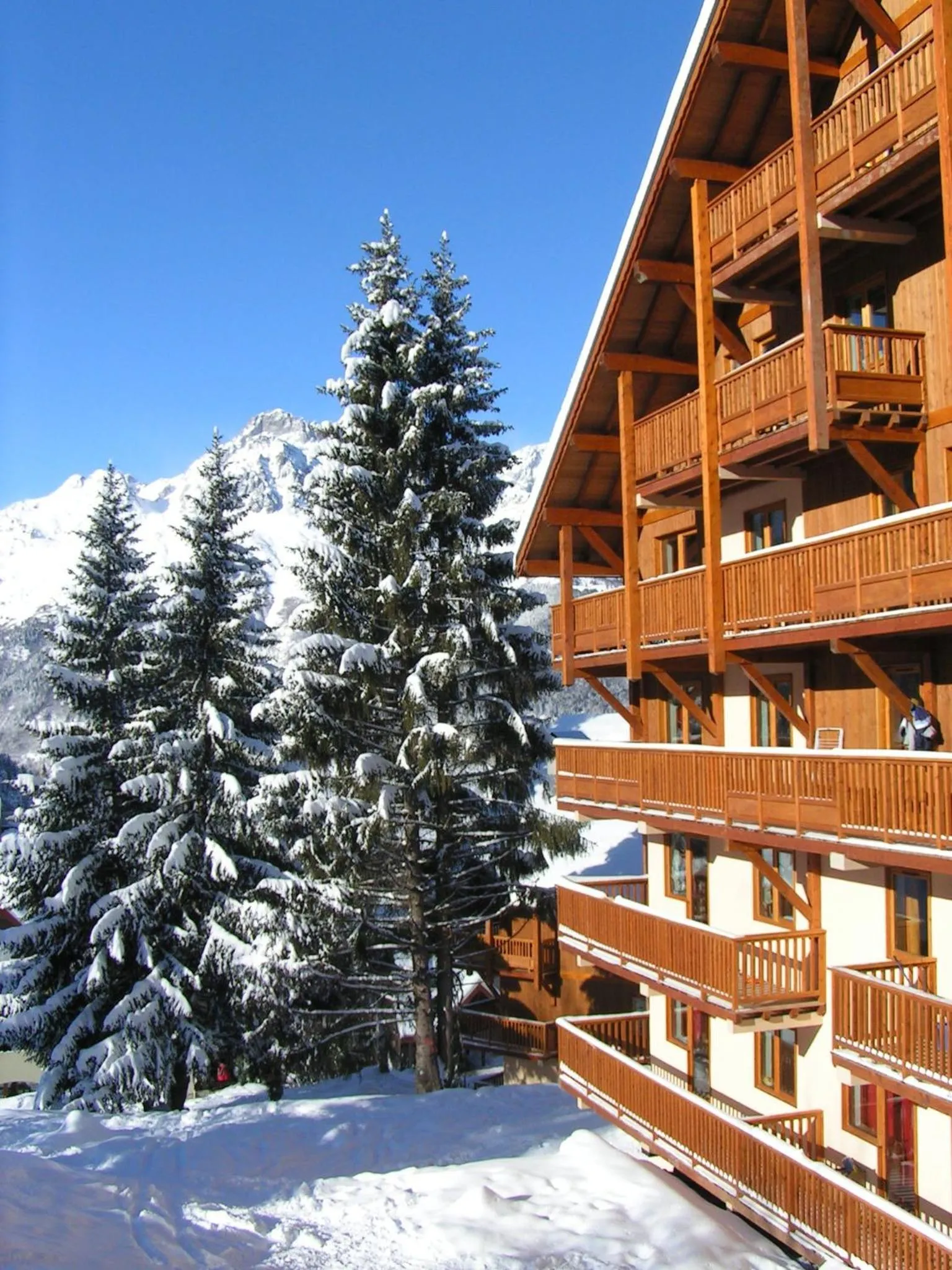 Winter in Chalet des Neiges Oz en Oisans