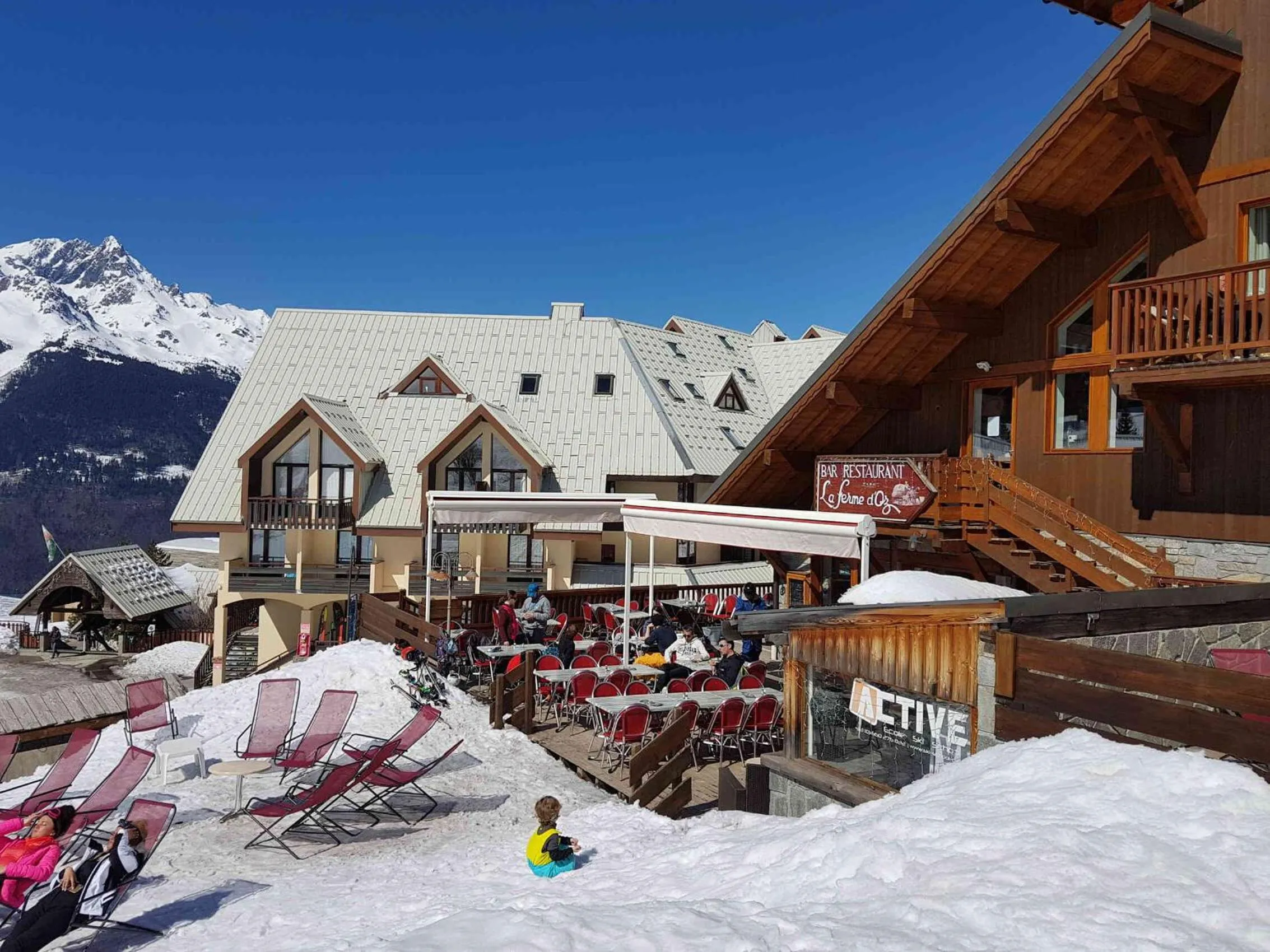 Restaurant/places to eat in Chalet des Neiges Oz en Oisans