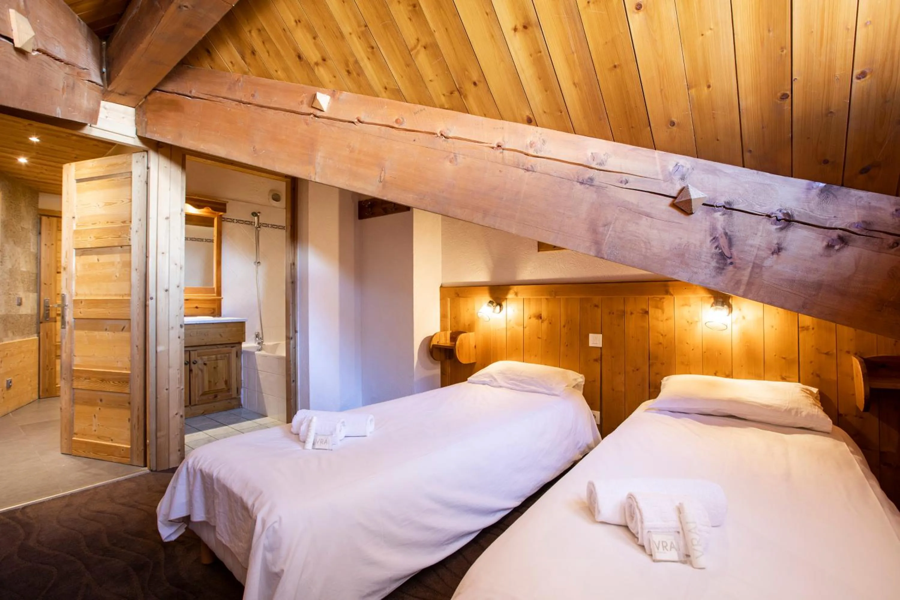 Bed in Chalet des Neiges Hermine