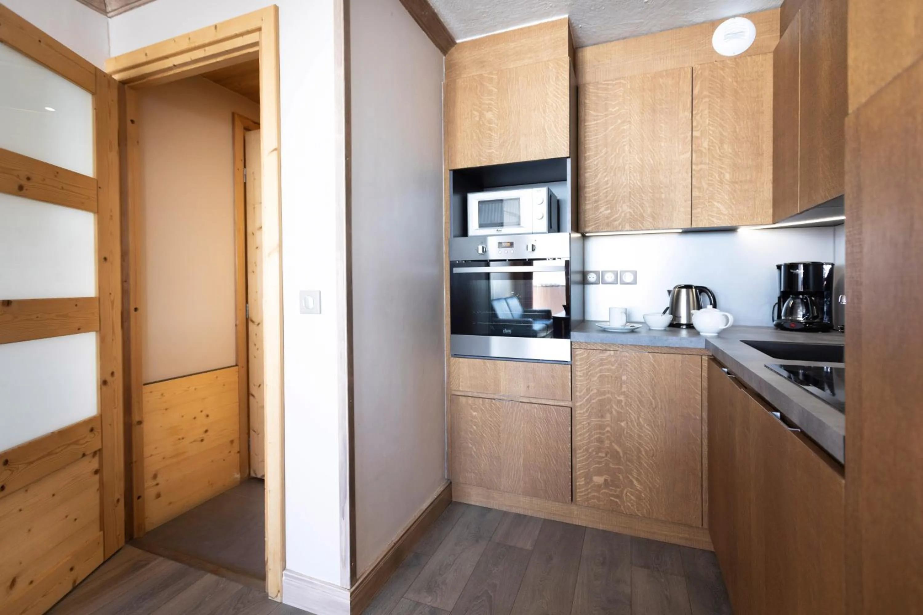 Kitchen or kitchenette in Chalet des Neiges Hermine