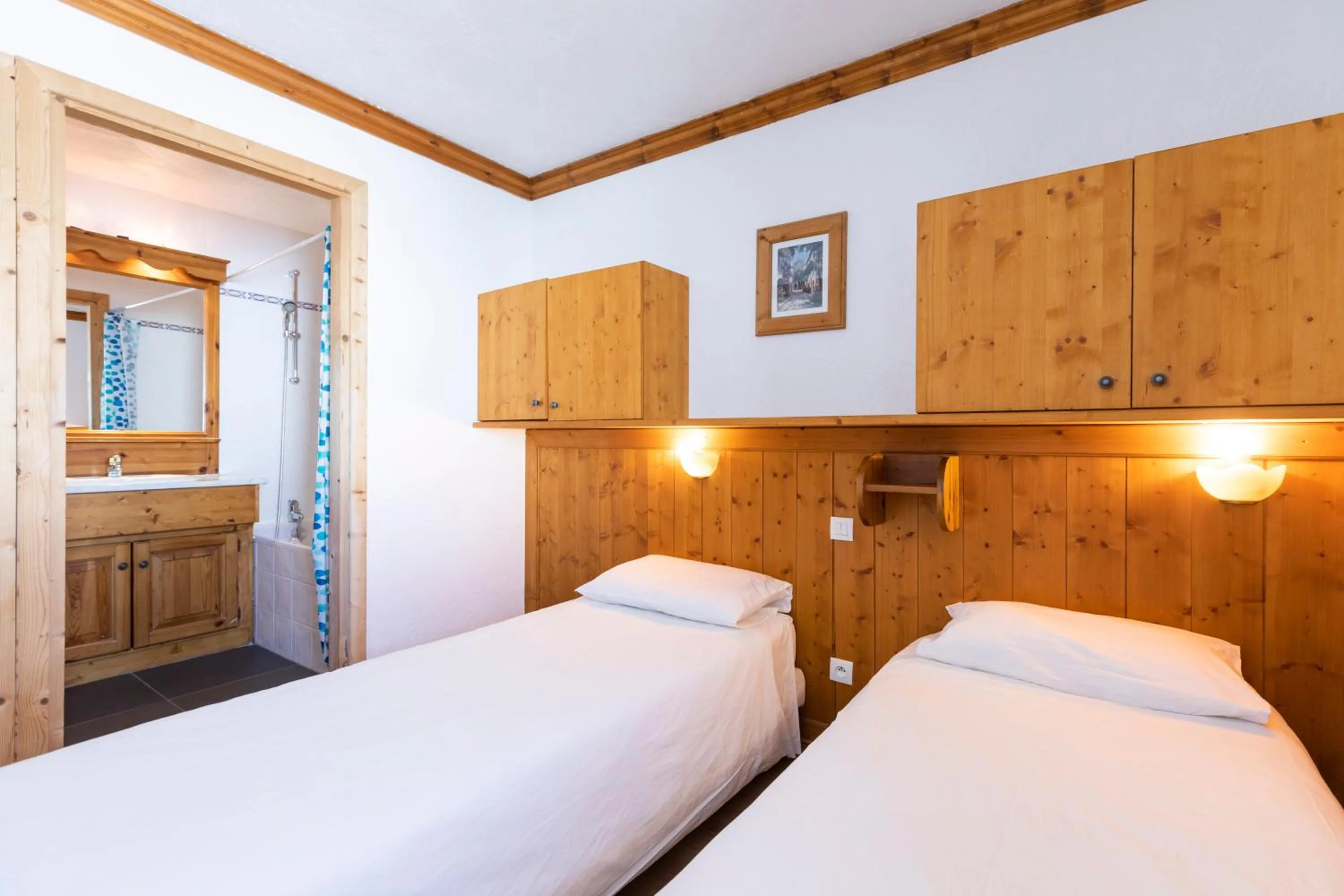 Bed in Chalet des Neiges Hermine